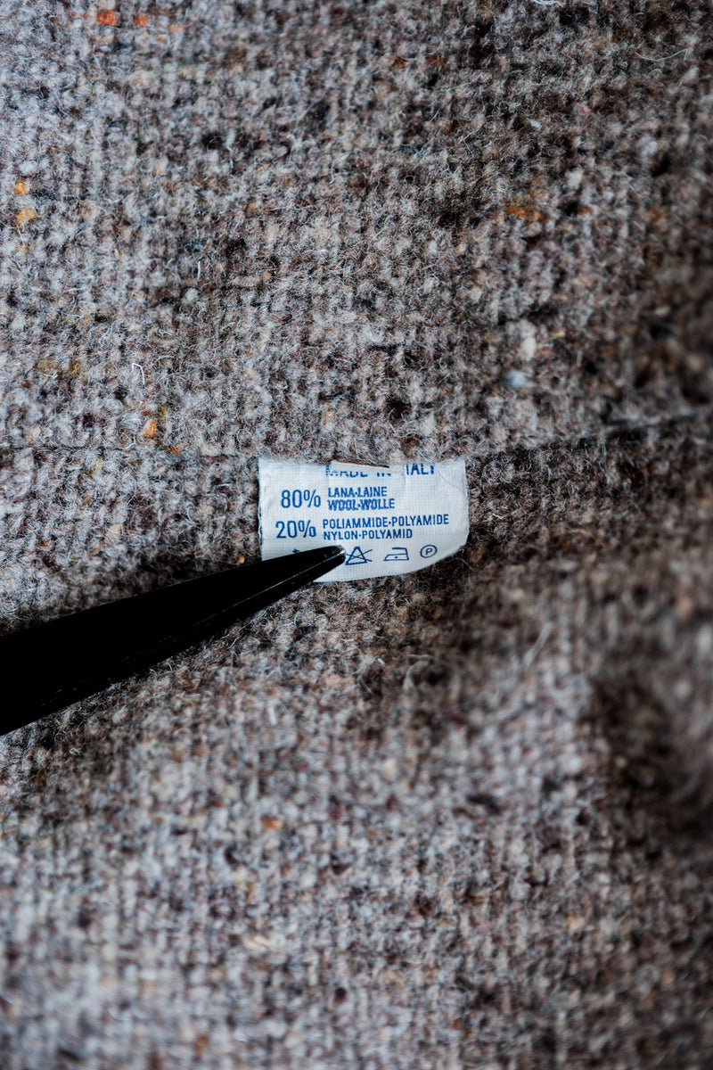 【~80's】Italian Vintage Double Breasted Leather Jacket Size.52