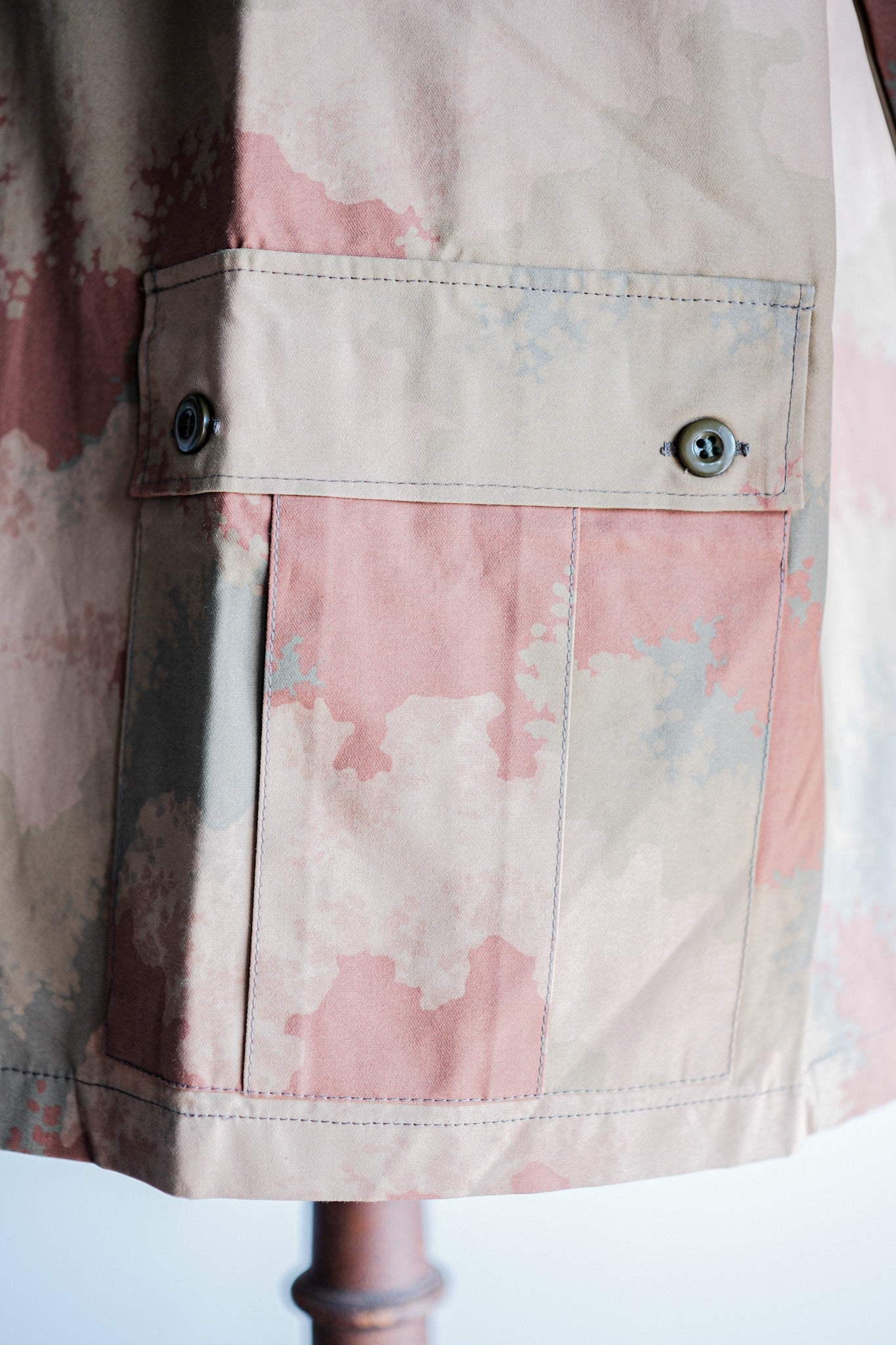 ［~90's］Czechoslovakian Army Desert Pattern Camouflage Field Jacket Size.52 "Test Sample" "Dead Stock"