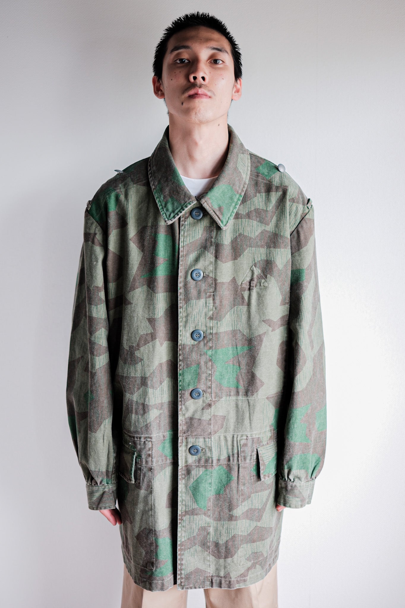 ［~70's］German Army Type Splinter Camouflage Paratrooper Jacket "Reproduction"