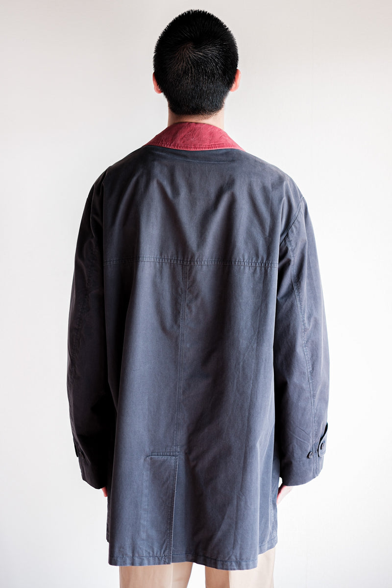 [~ 90's] Invertere 2 Tone Cotton Coat