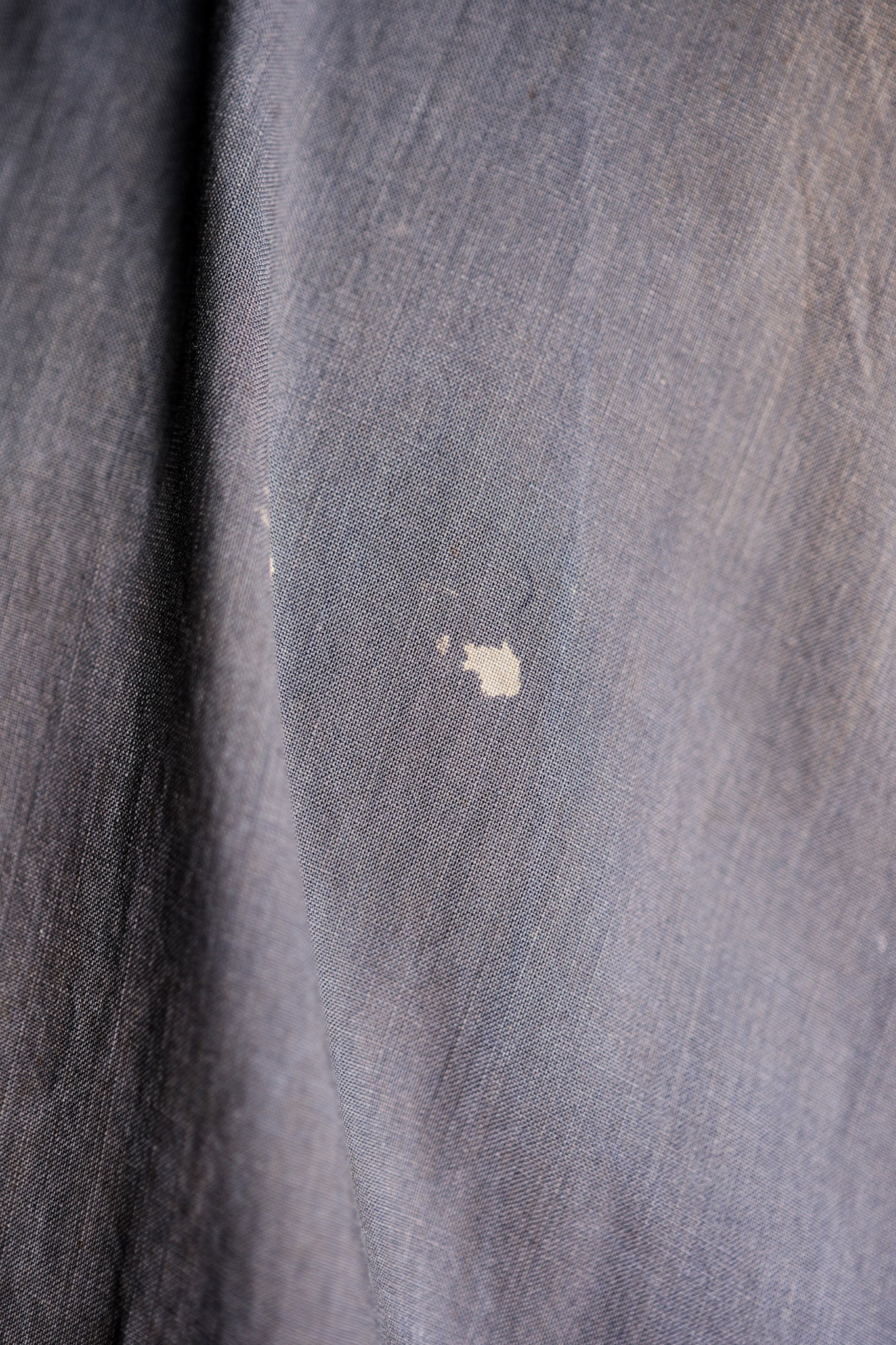 ［~40’s］French Vintage Indigo Linen Work Shirt