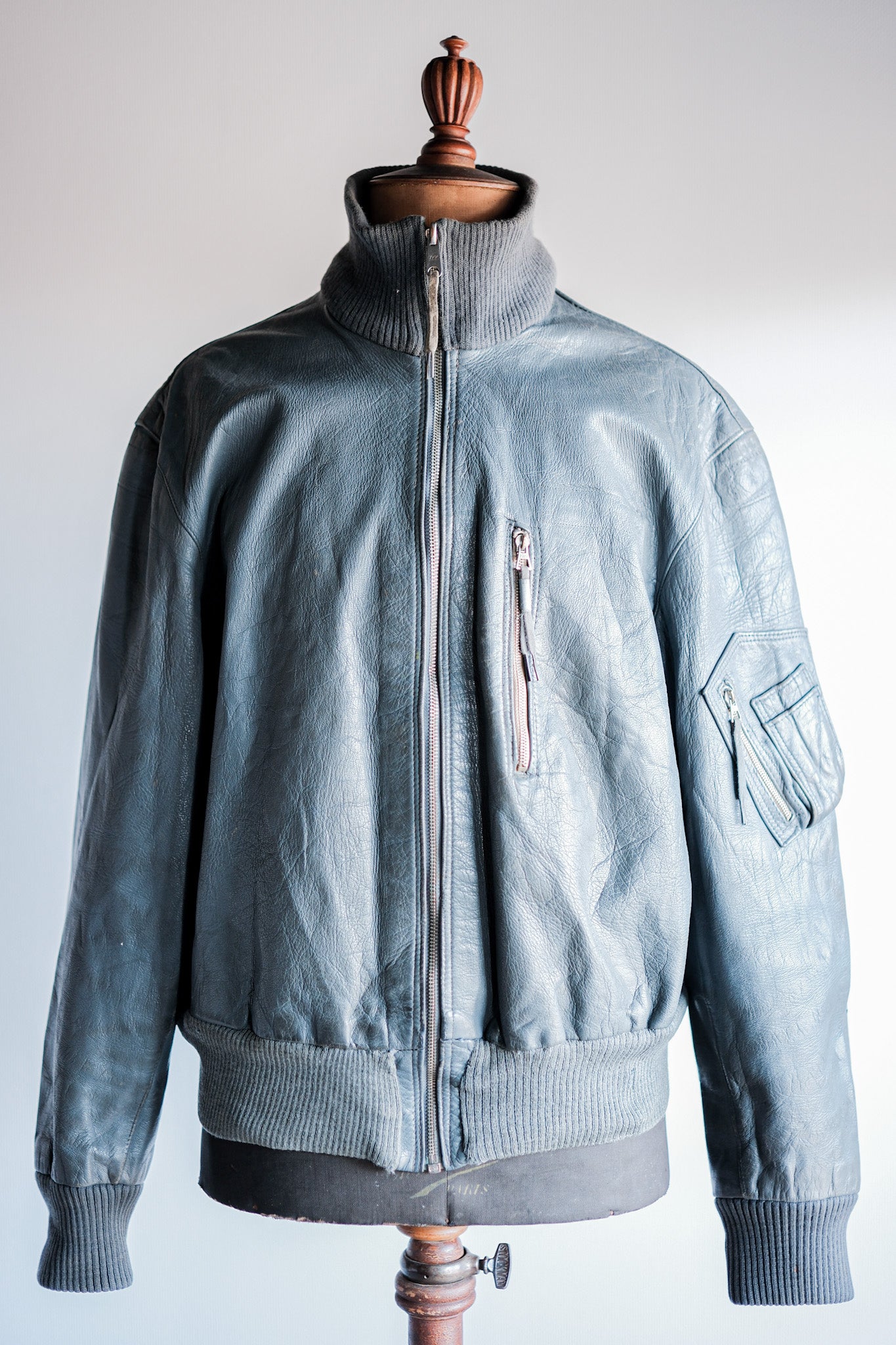 [〜70年代]西德空軍飛行員皮革夾克尺寸。13