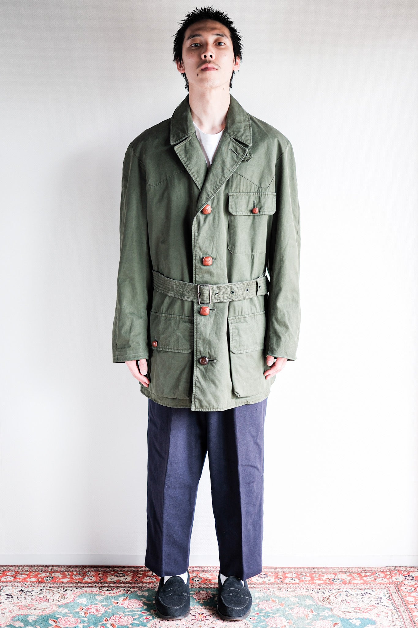 【~60’s】Vintage Grenfell Shooter Jacket Size.42 “Mountain Tag”