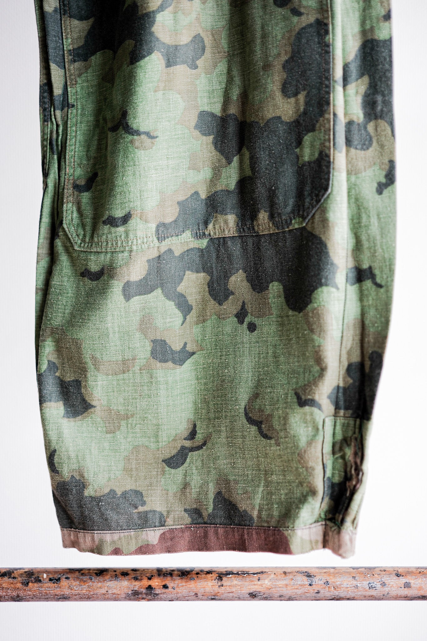 【~50's】Czechoslovakian Army Clouds Camouflage Reversible Trousers "Modified"