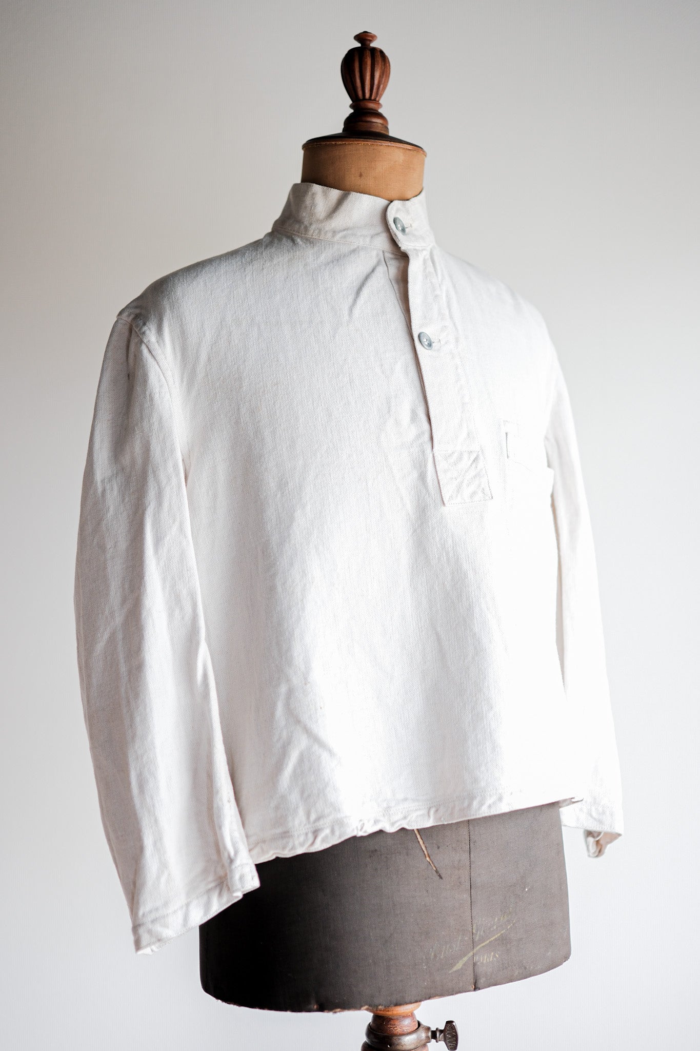 【~40's】German Navy Drillich HBT Linen Smock "Kriegsmarine"
