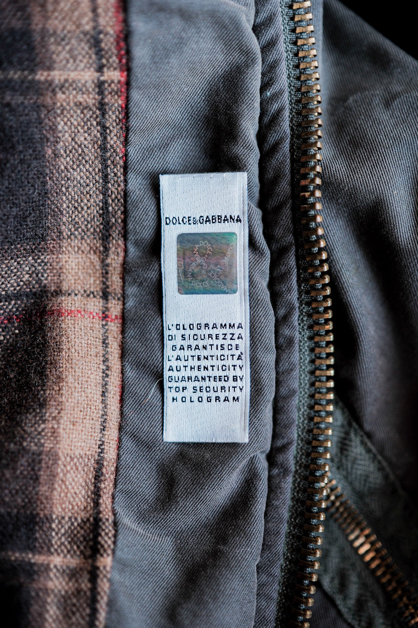 ［~00's］Old DOLCE & GABBANA Zip Up Hooded Jacket Size.L