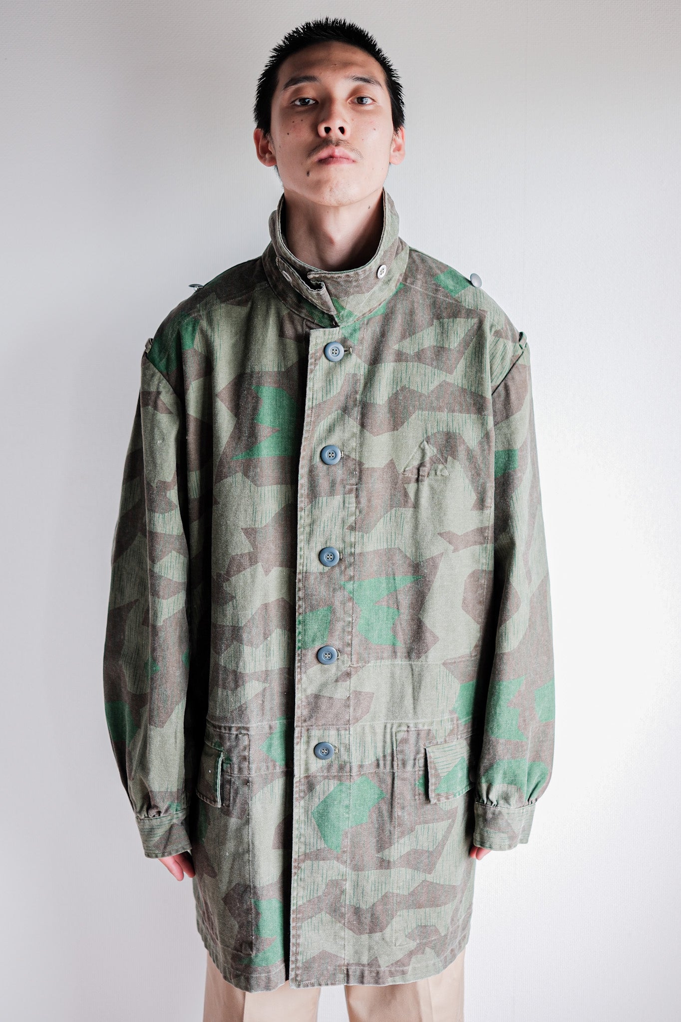［~70's］German Army Type Splinter Camouflage Paratrooper Jacket "Reproduction"