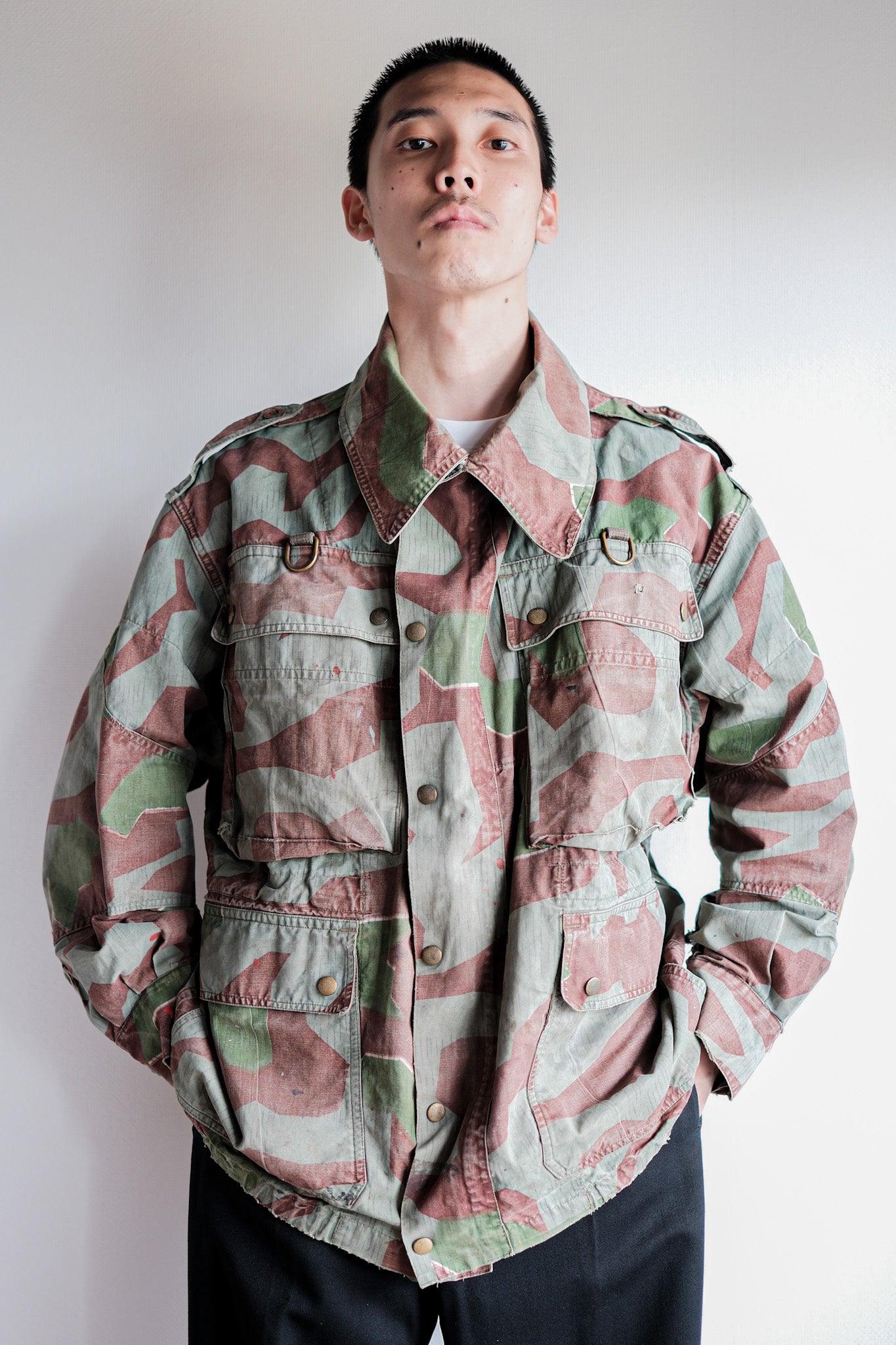 ［~50's］German Army Splinter Camouflage Paratrooper Jacket