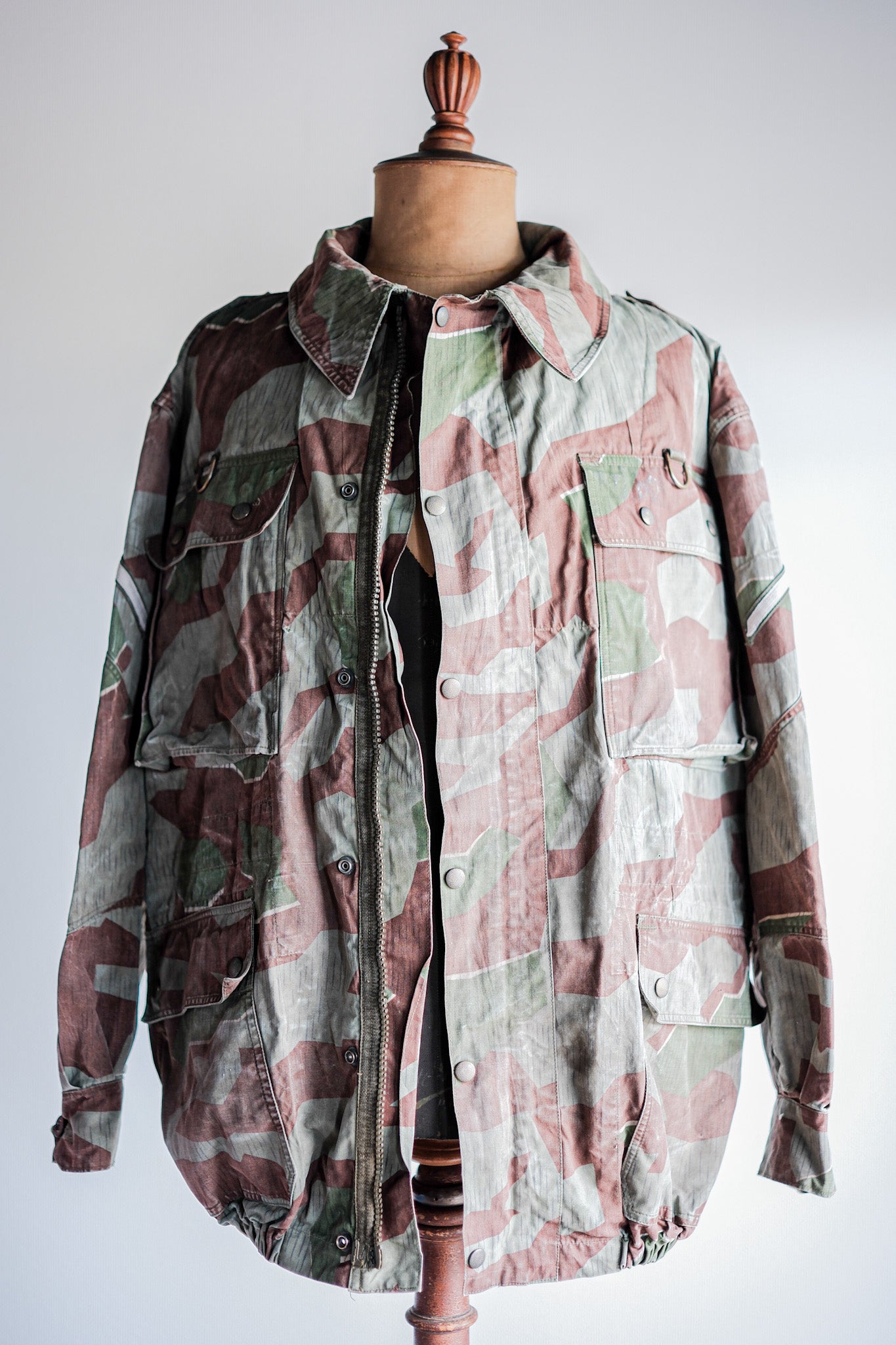 [~ 50's] Armée allemande Splinter Camouflage Camouflage Paratrooper Jacket