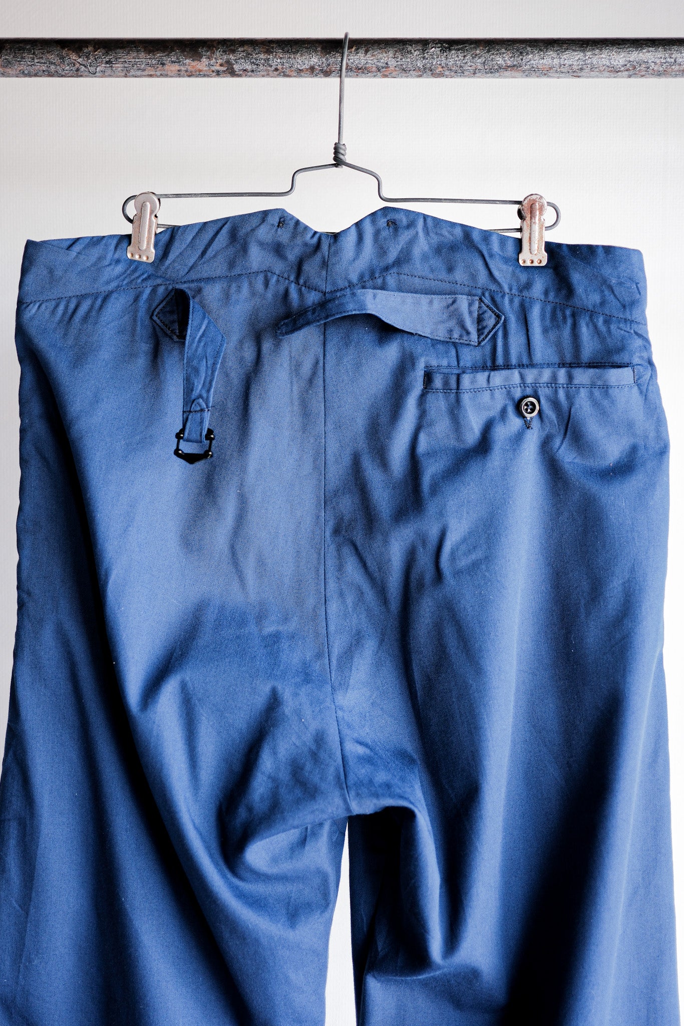 [〜40年代]英國復古藍色棉質褲子“ CC41”“ DEAD Stock”
