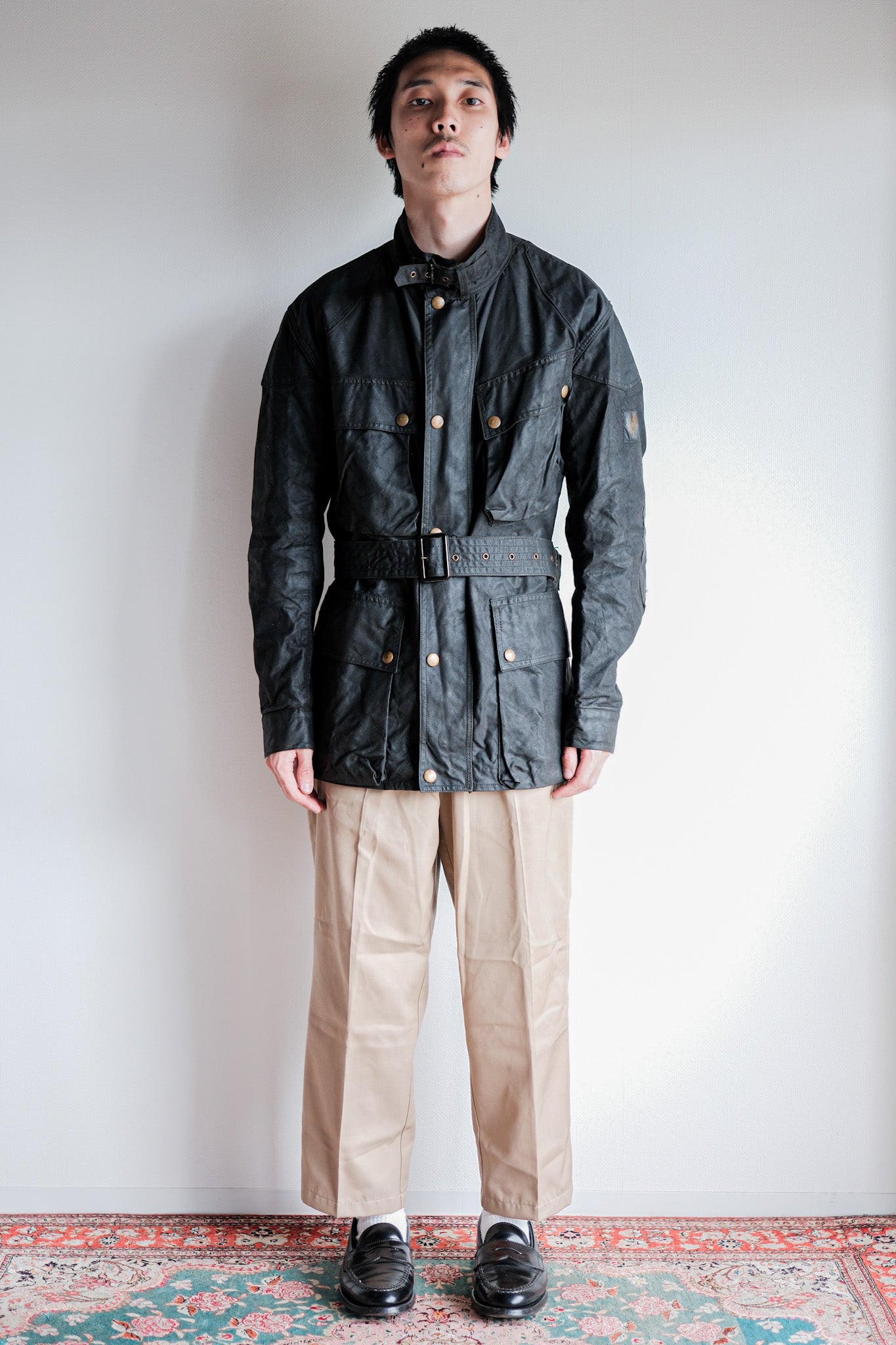 60's】Vintage Belstaff Waxed Jacket 