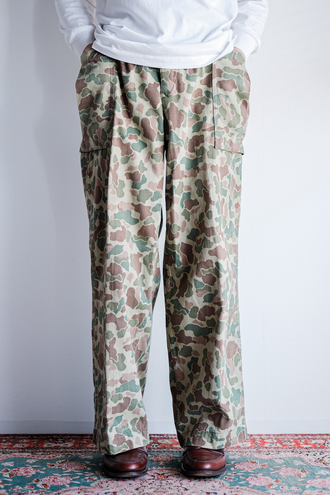 ［~50's］Dutch Army Frogskin Camouflage Field Trousers Size.46