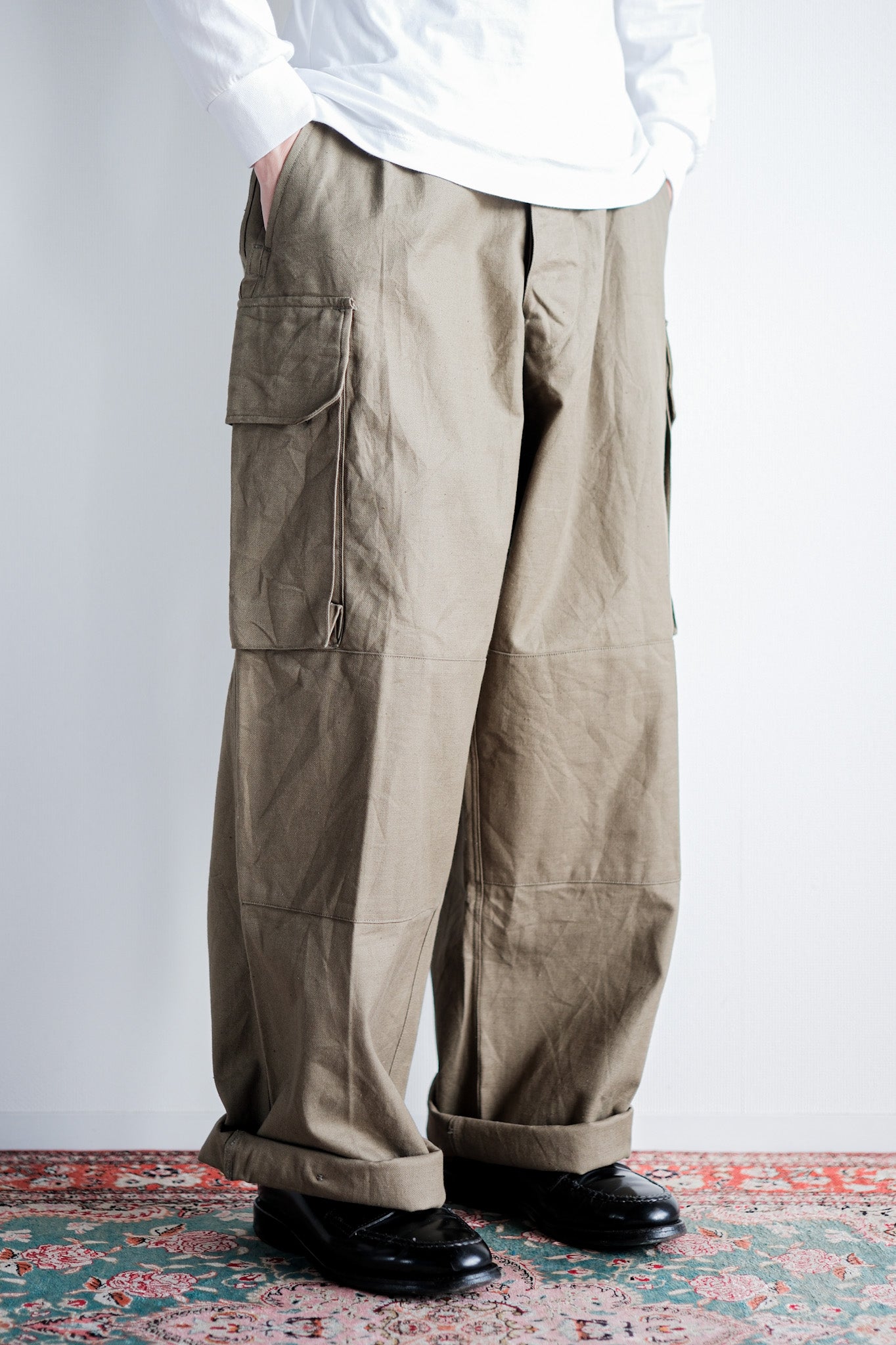 ［~50's］French Army M47 Field Trousers Size.35 "Dead Stock"