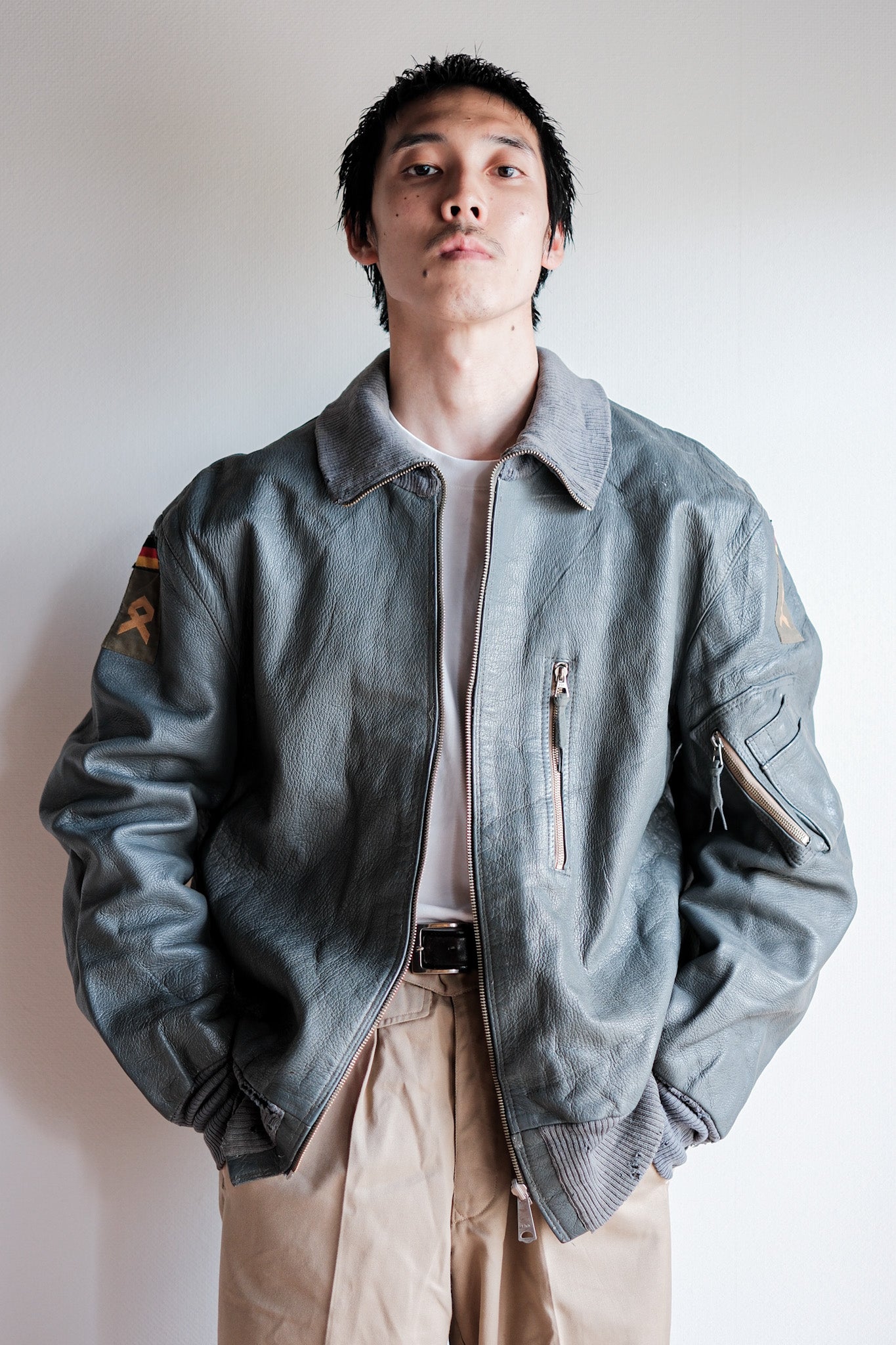 ［~60’s］West German Air Force Pilot Leather Jacket