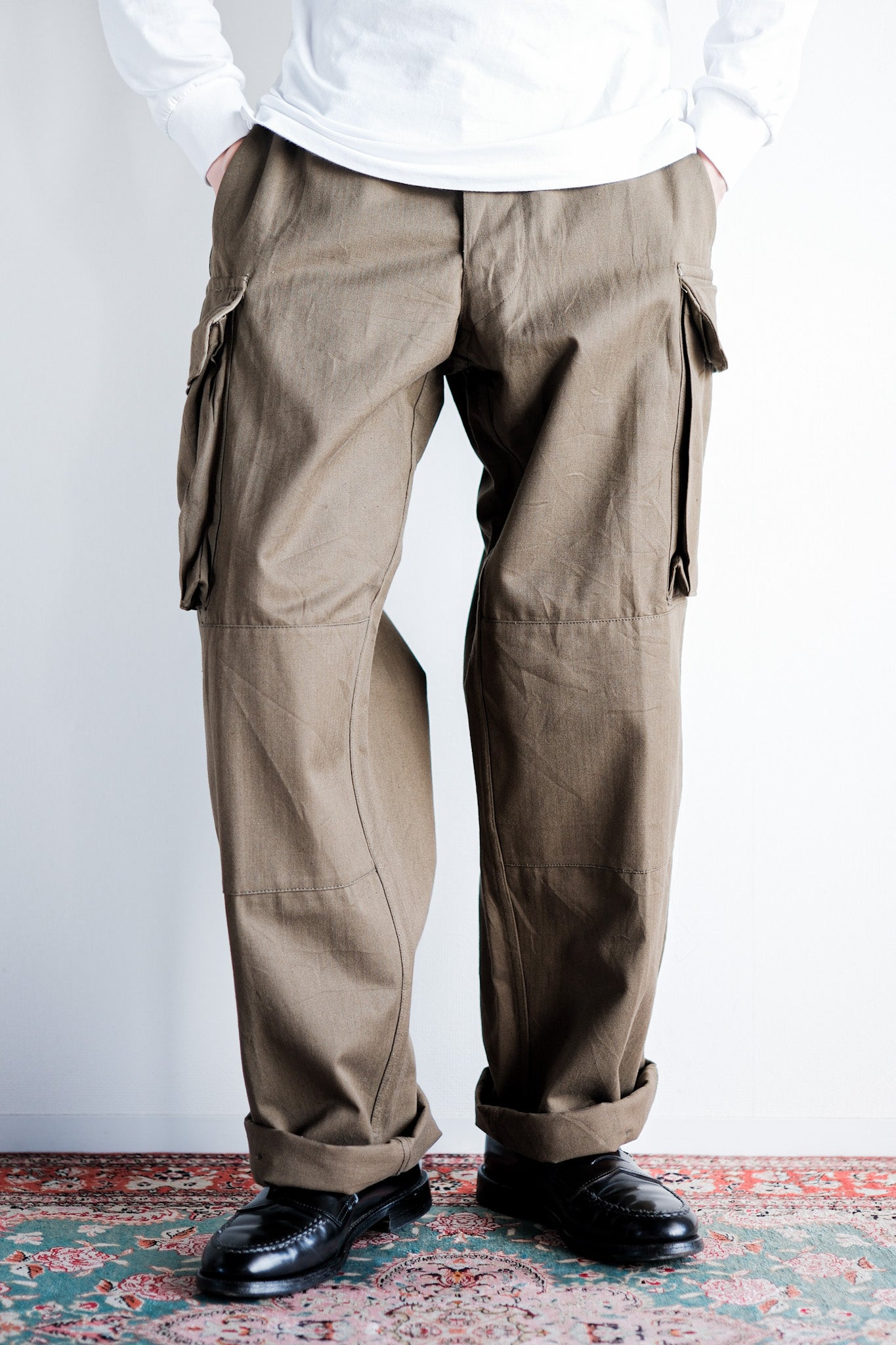 ［~60's］French Army M47 Field Trousers Size.84M "Dead Stock"