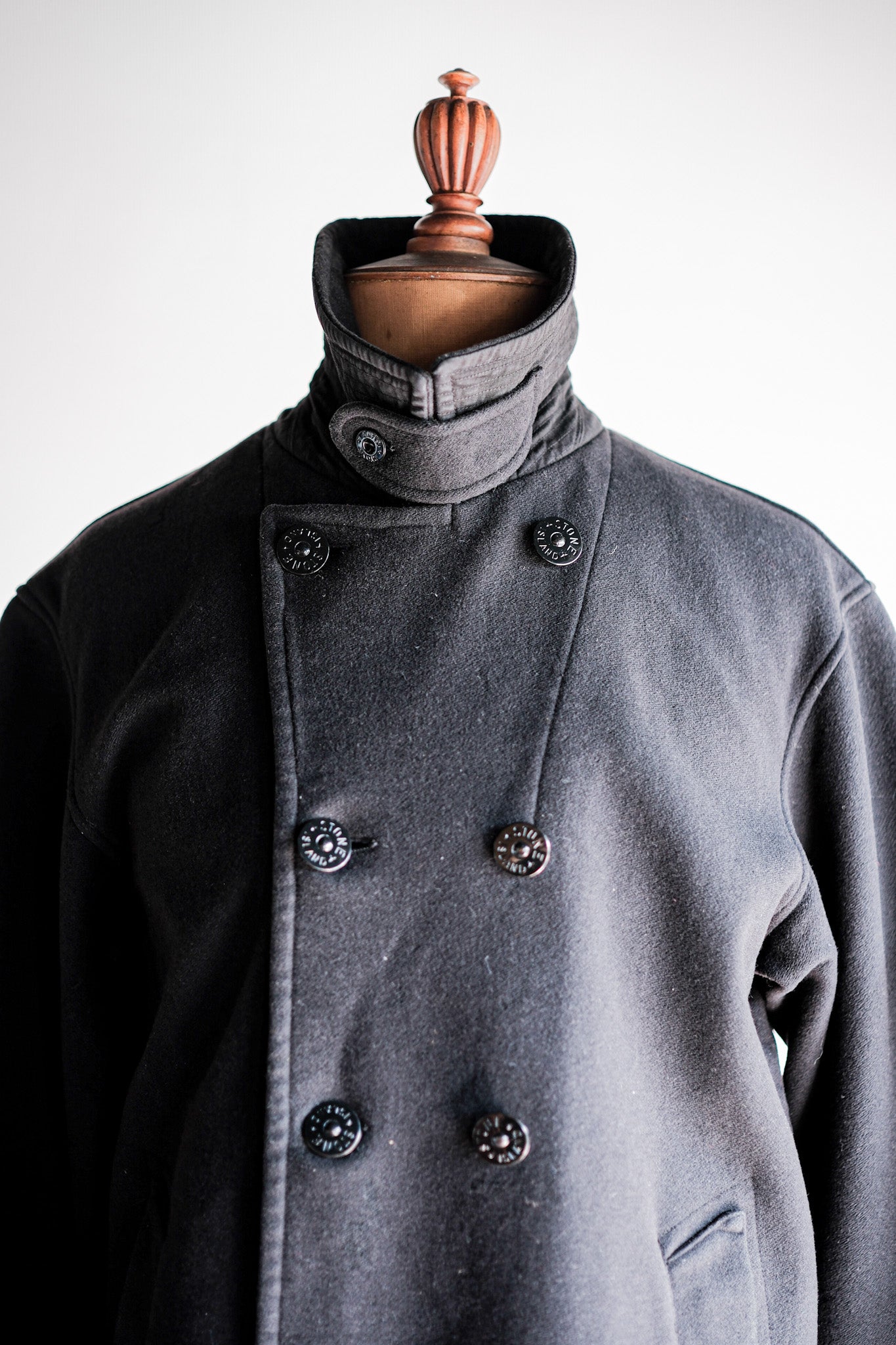 [06AW] Old Stone Island Double Breasted Wool Veste Taille.