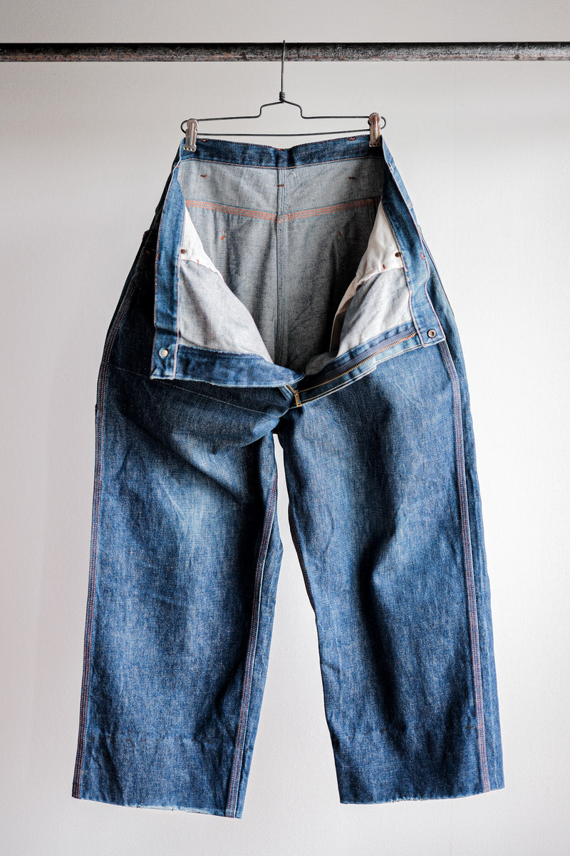 50's] American Vintage Denim Painter Pants 