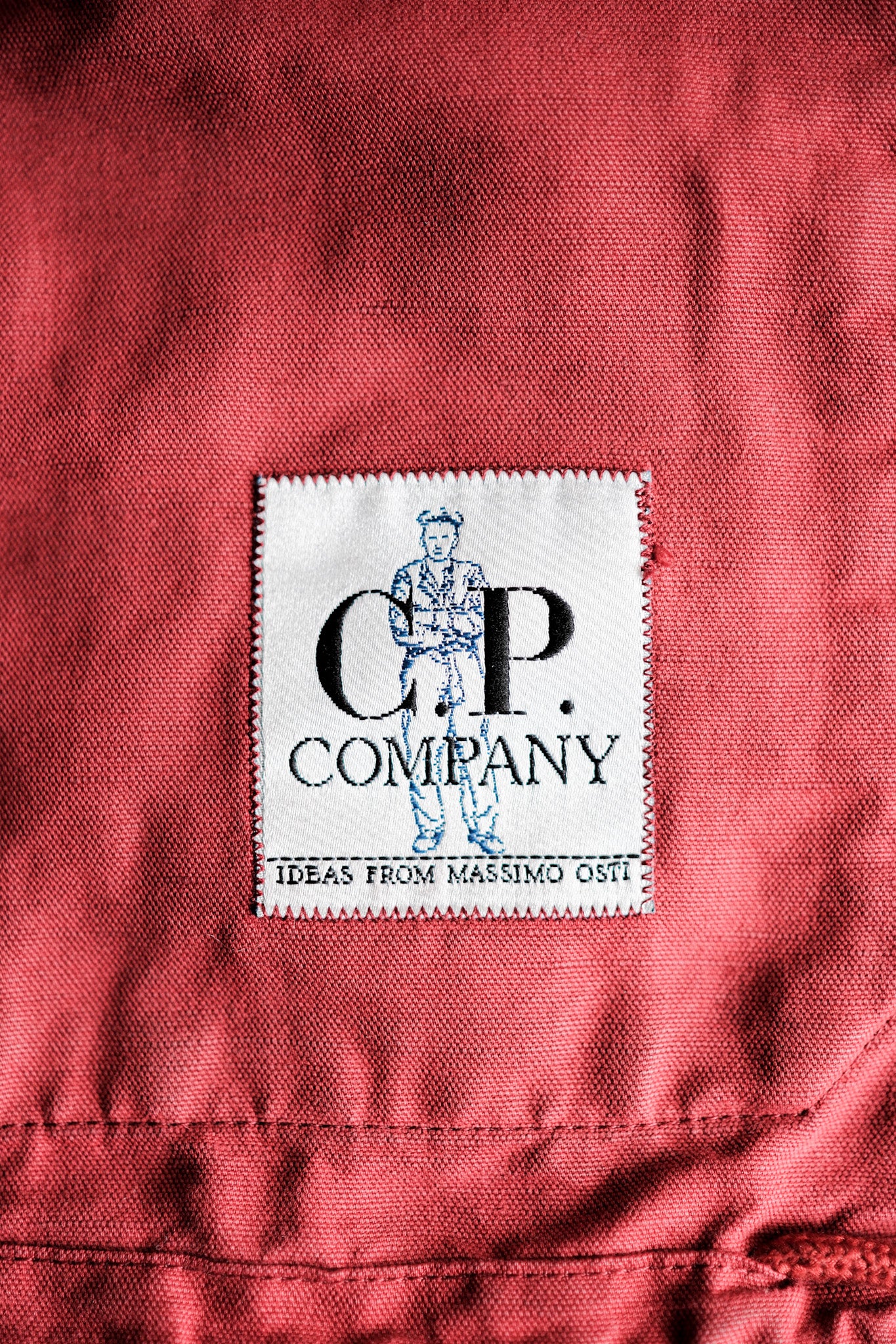 [~ 80's] Old C.P.COMPANANY เสื้อผ้าย้อมผ้าลินินผ้าฝ้ายขนาดใหญ่ 48