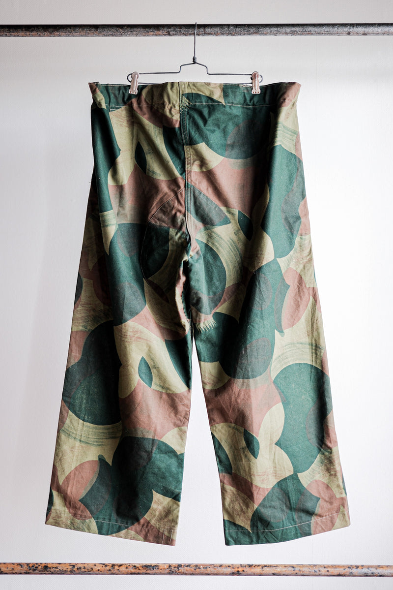 [~ 50's] Belgian Army Moon & Balls Camouflage กางเกงอากาศขนาด 6 "ประเภทต้น" "Dead Stock"