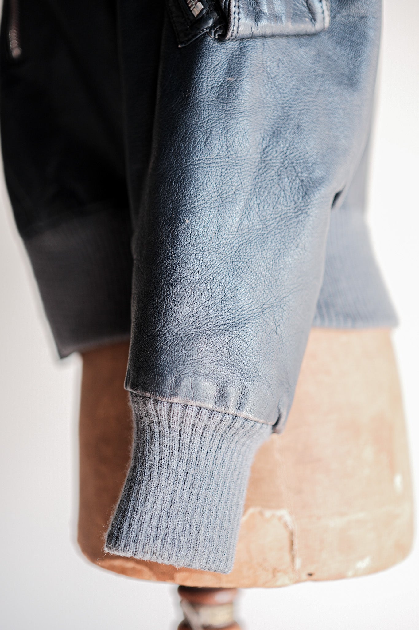 【~60’s】West German Air Force Type Pilot Leather Jacket “Early Type”