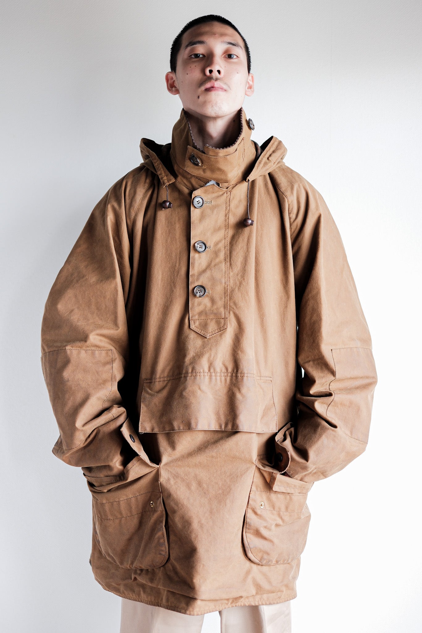 ［~90’s］Vintage Barbour “LONGSHOREMAN” 3 Crest Size.EX LARGE