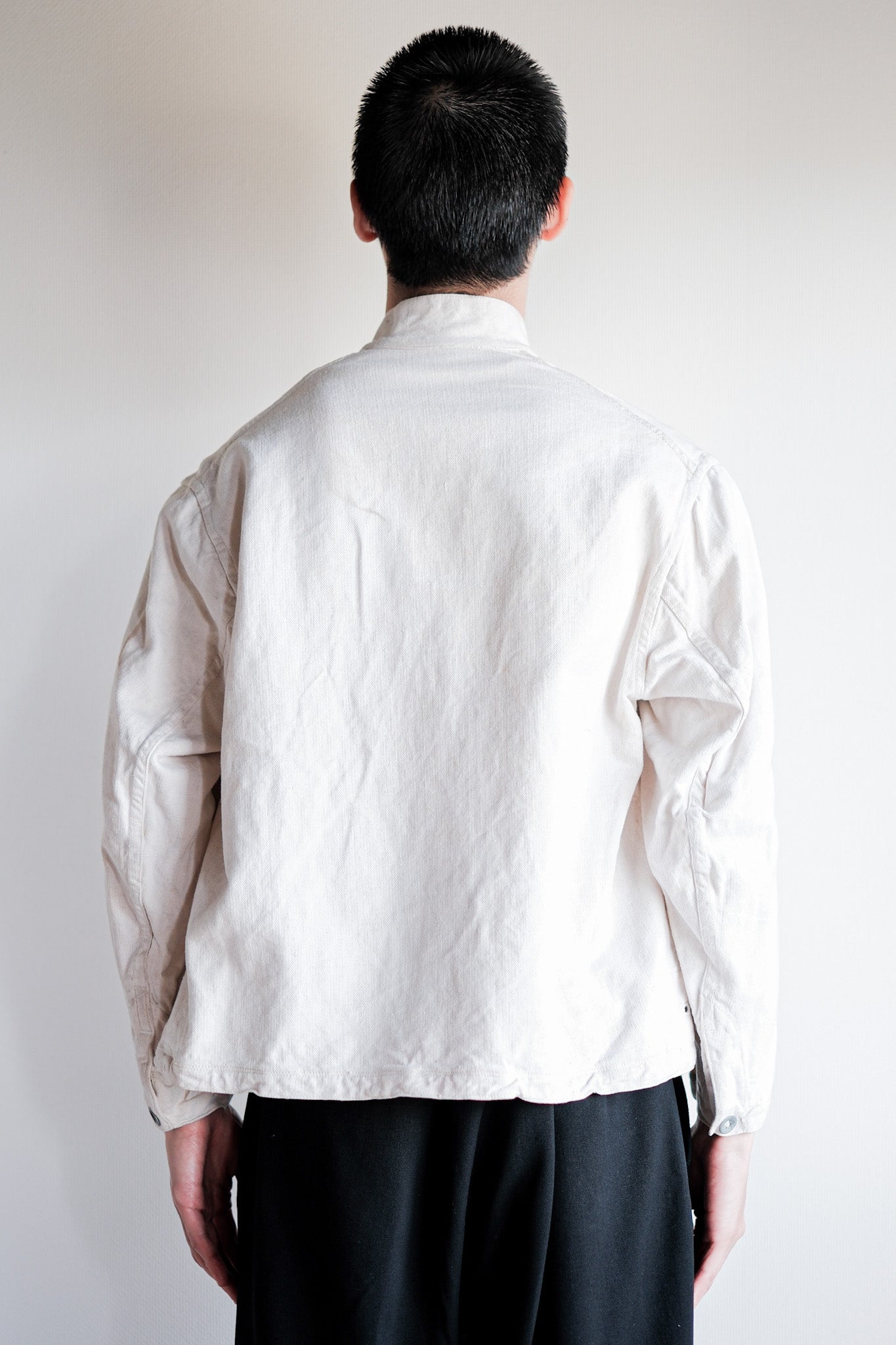 【~40's】German Navy Drillich HBT Linen Smock "Kriegsmarine"