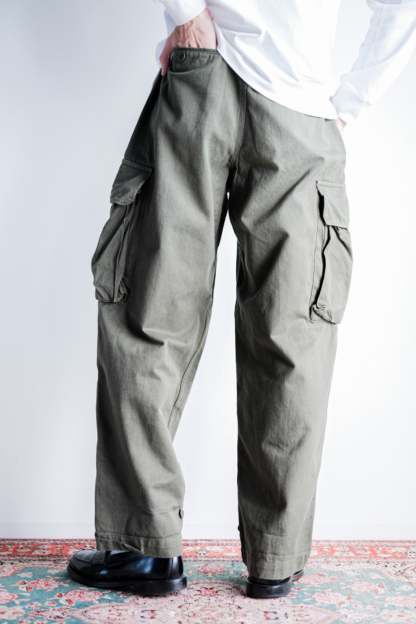 ［~60's］French Army M47 Field Trousers Size.21