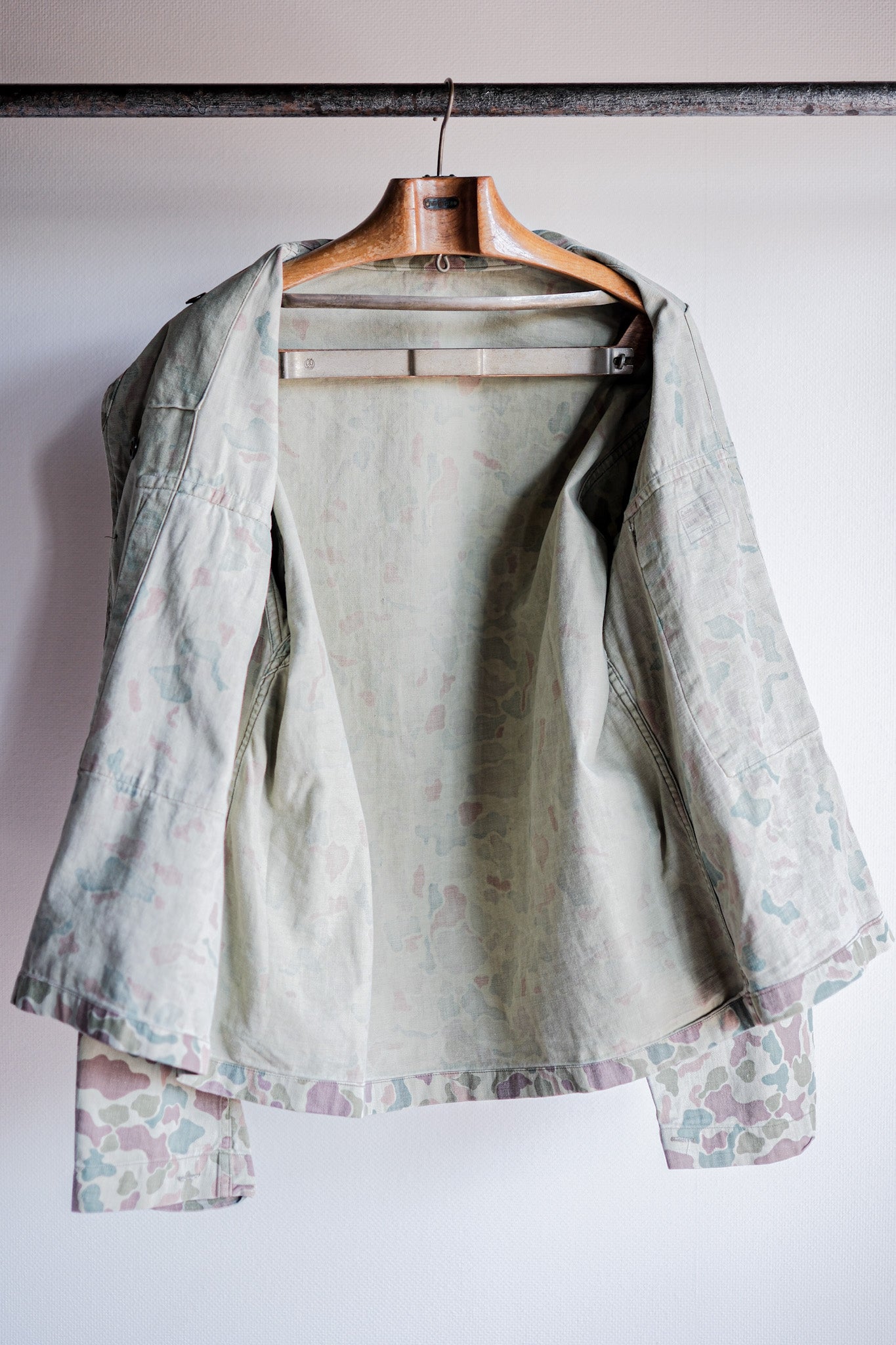 ［~50's］Dutch Army Frogskin Camouflage Field Jacket Size.52