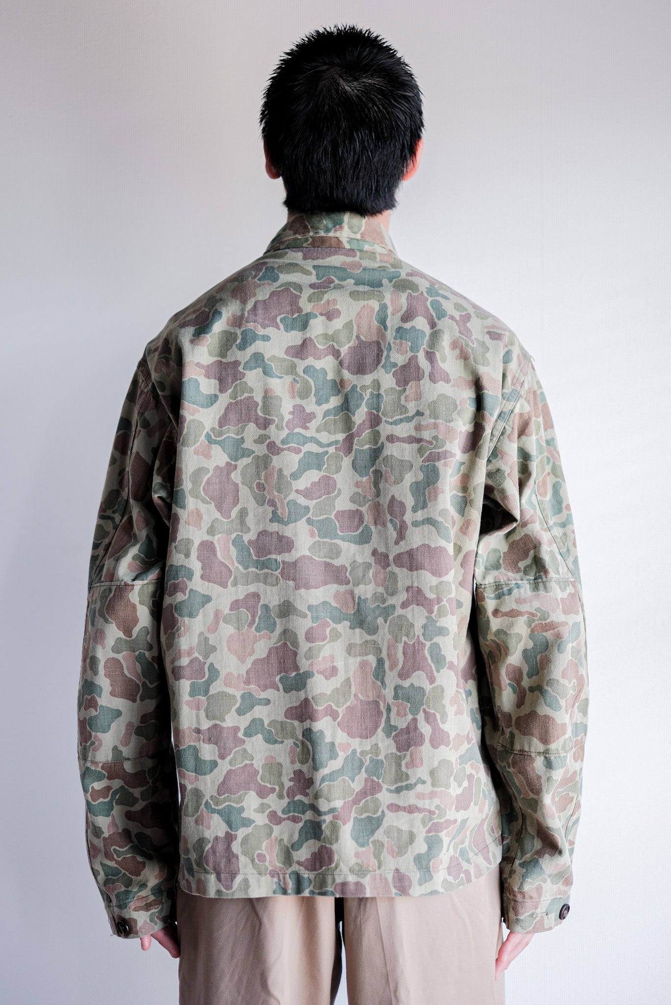 【~50's】Dutch Army Frogskin Camouflage Field Jacket Size.46
