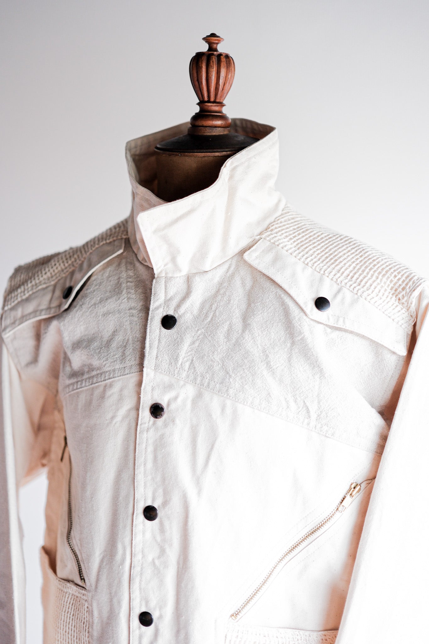 ［~70's］French Vintage Multi Pocket Cotton Jacket