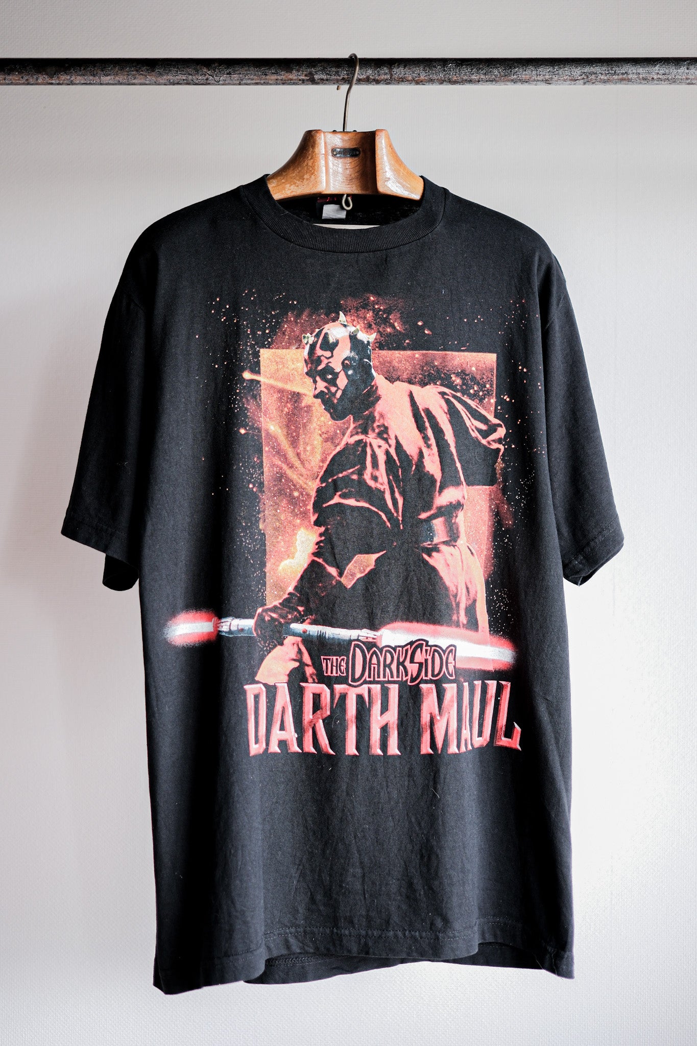 [~ 90's] Vintage Movie Print T-shirt size.L "Star Wars Episode I" "Made in U.S.A."