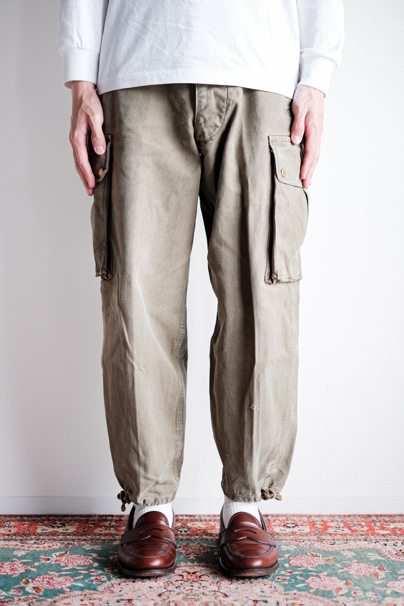 [~ 40's] French Army Tap47 ParaTrooper Trousers "1st Type"