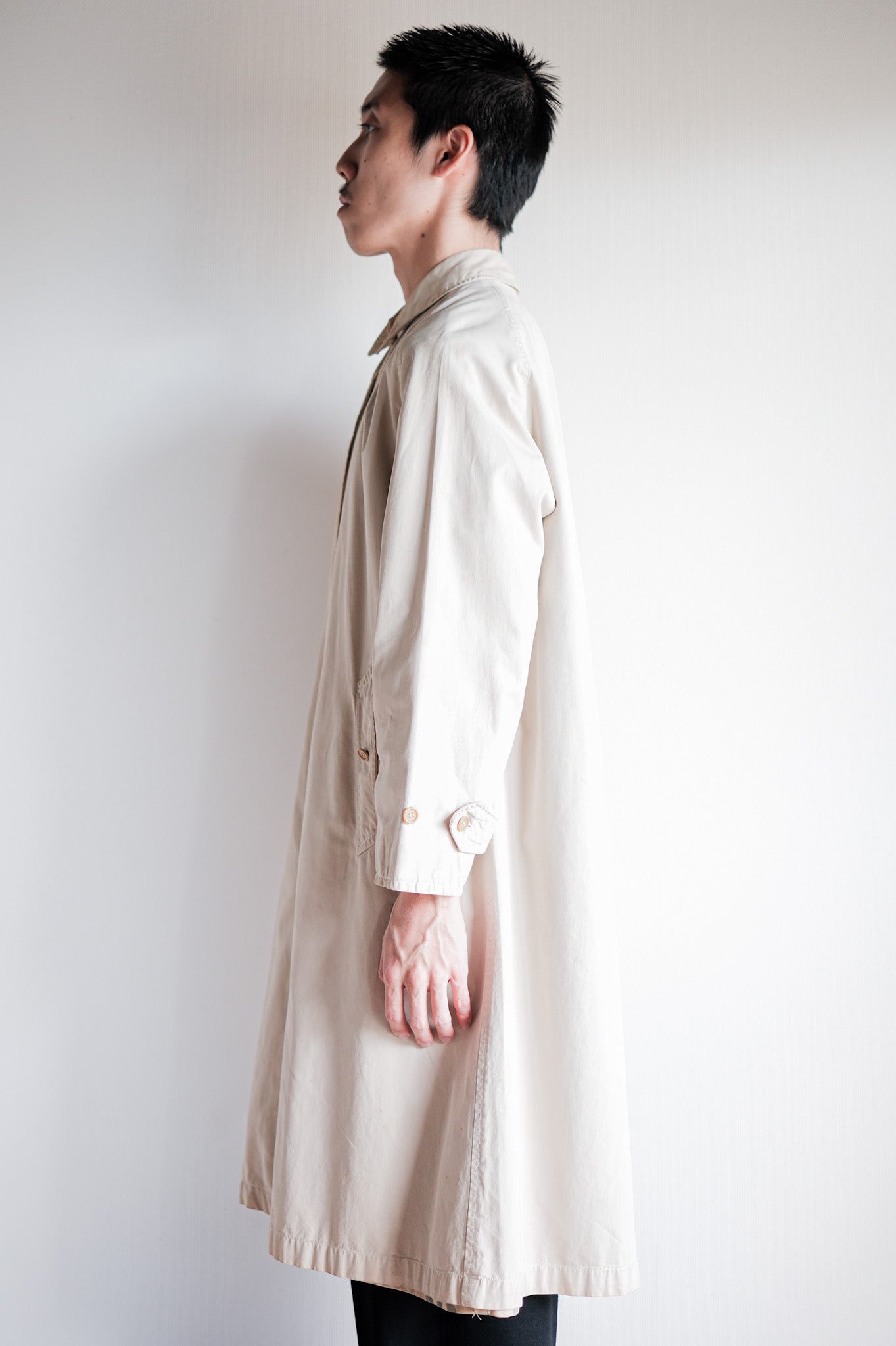 ［~50's］Vintage Burberrys Single Raglan Balmacaan Coat C100 for Ladies "Made in France"