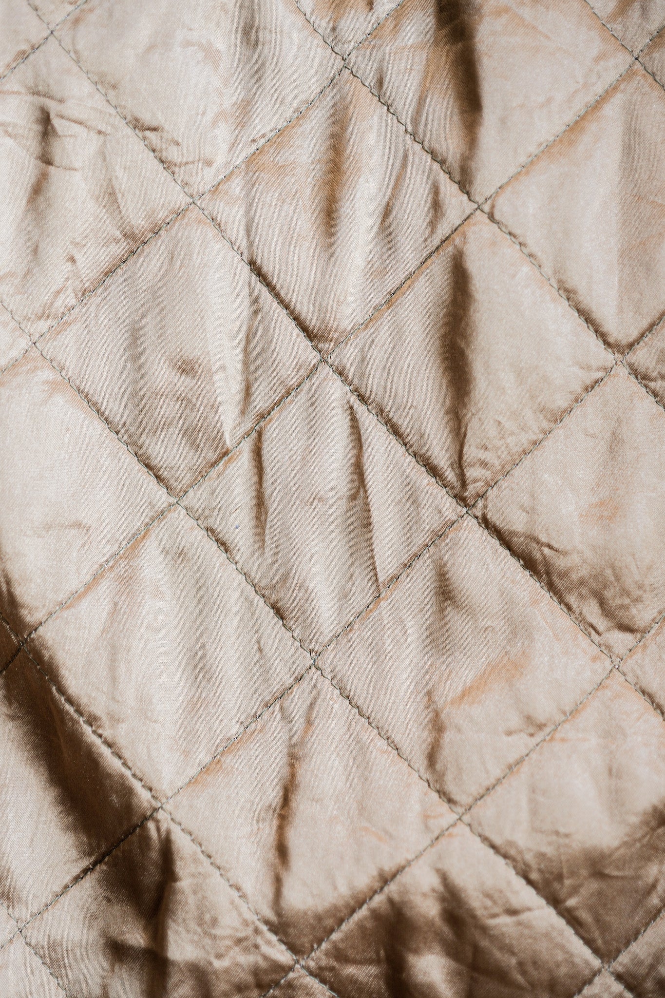［~80's］Old Yves Saint Laurent Nylon Quilting Blouson With Chin Strap "Pour Homme"