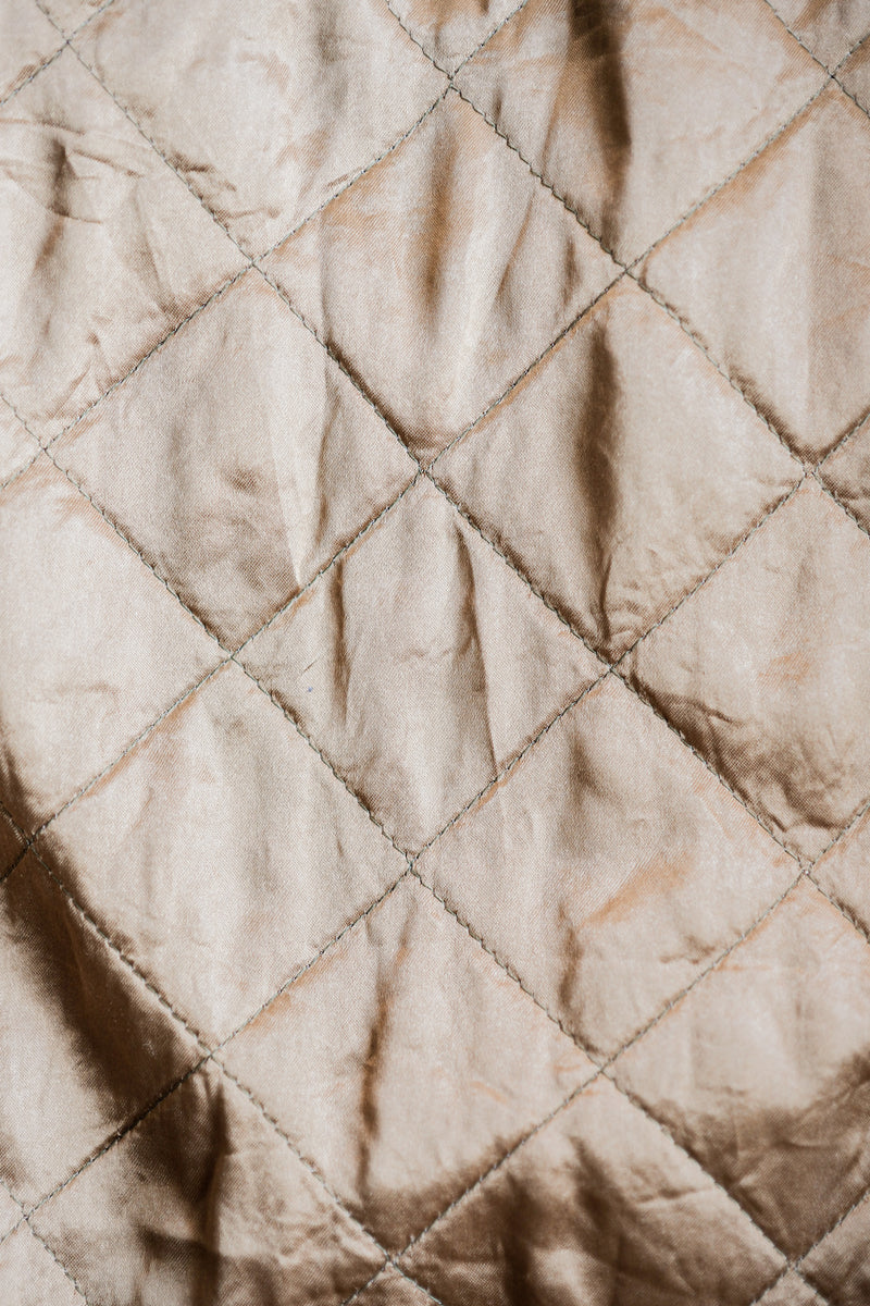 [~80's] Old Yves Saint Laurent Nylon Quilting Blouson พร้อมสายรัดคาง "Pour Homme"
