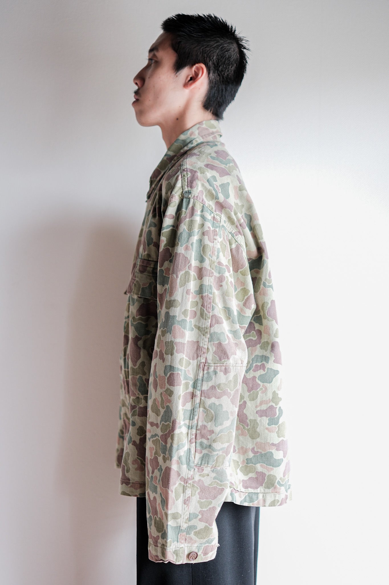 ［~50's］Dutch Army Frogskin Camouflage Field Jacket Size.52