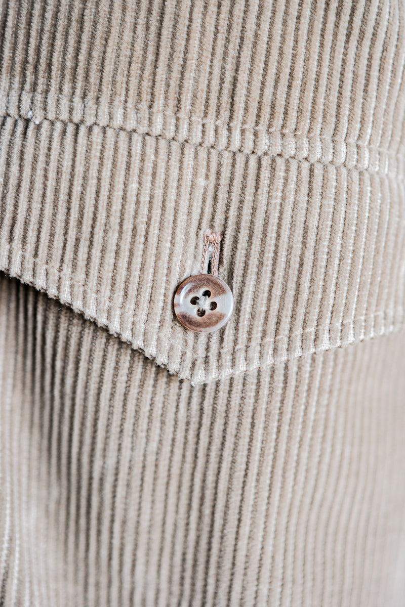 [~80's] Vintage Aquascutum Raglan Sleeve สีน้ำตาล Corduroy Blouson