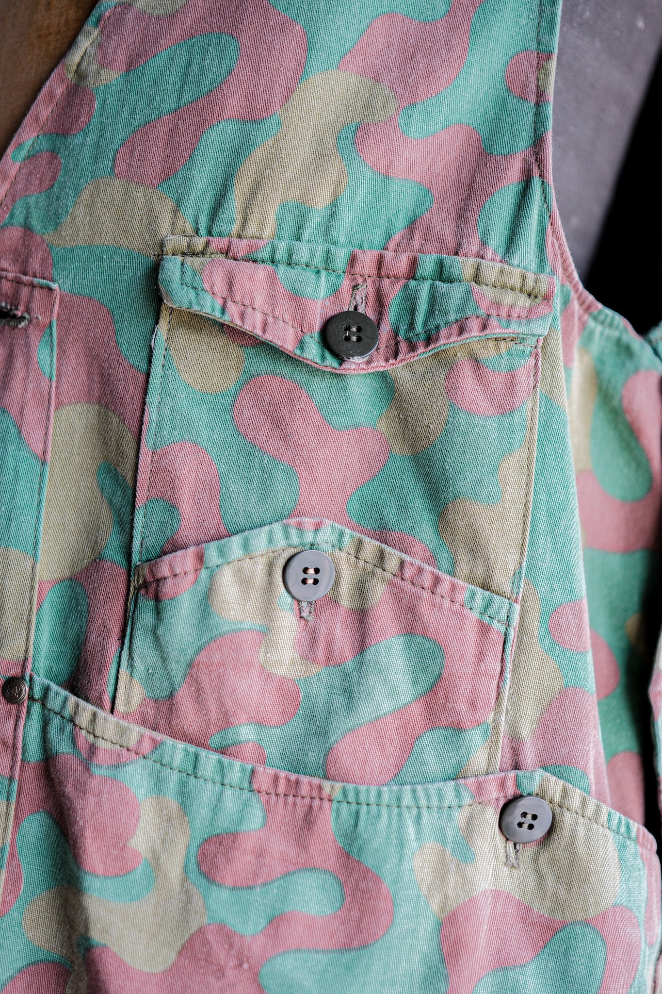 ［~60's］Italian Vintage San Marco Camouflage Hunting Vest