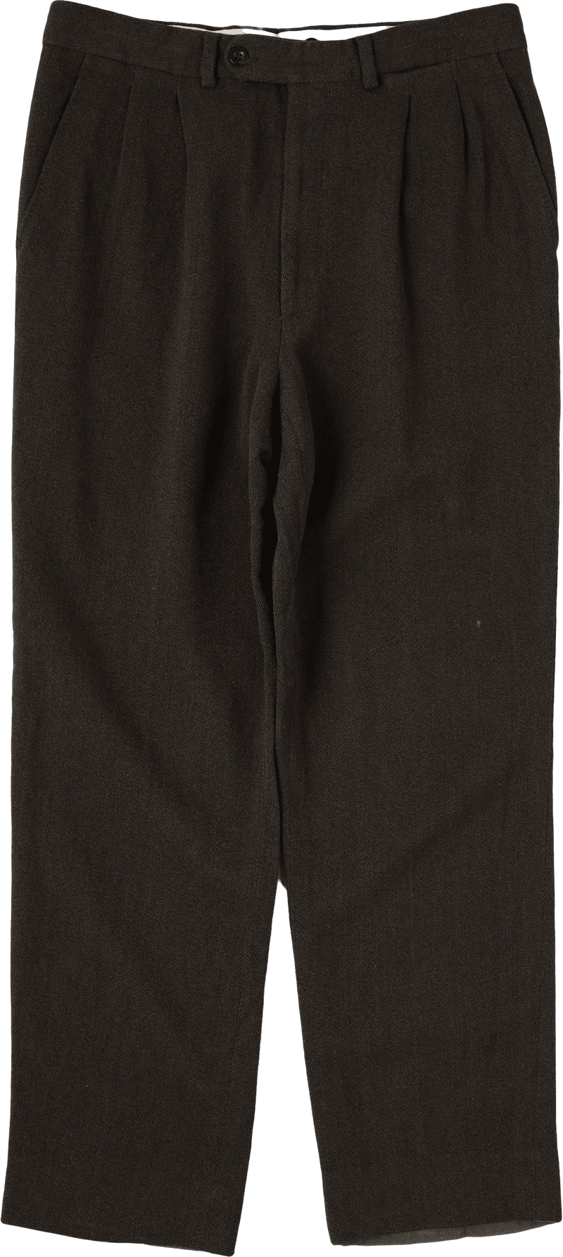 [~90's] Old Hermès Paris 2 Tuck Wool Trousers Size.50