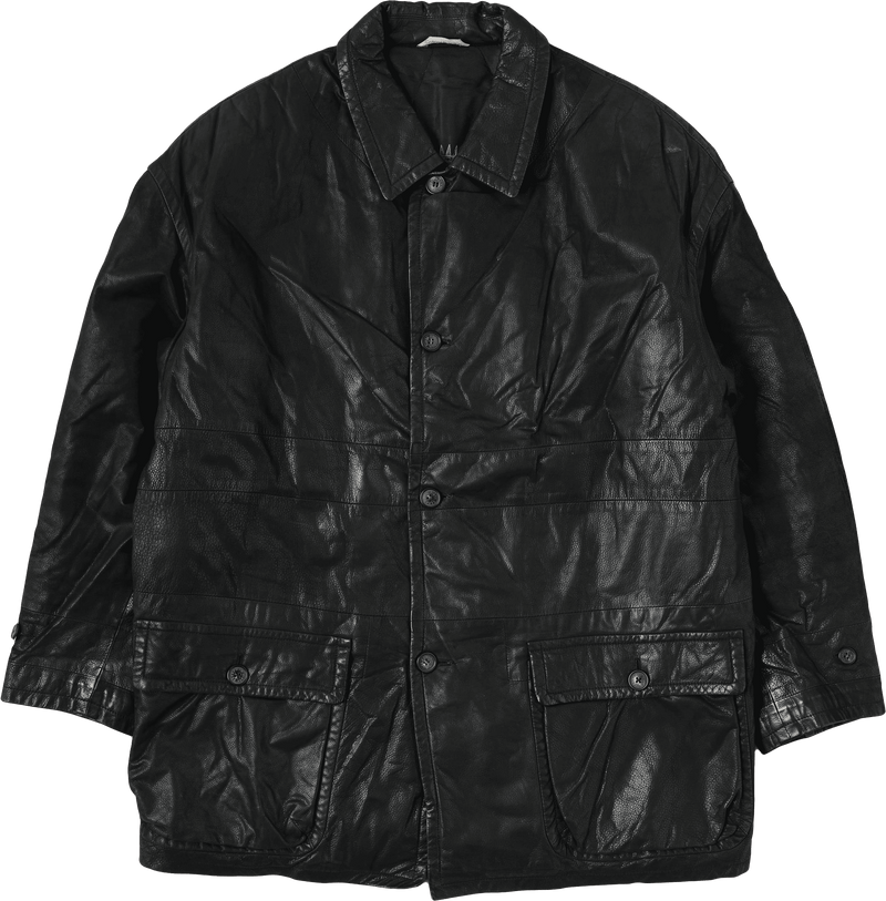 【~90's】Old SERAPHIN Deerskin Leather Jacket Size.52 "MARIE-LOUISE 別注"