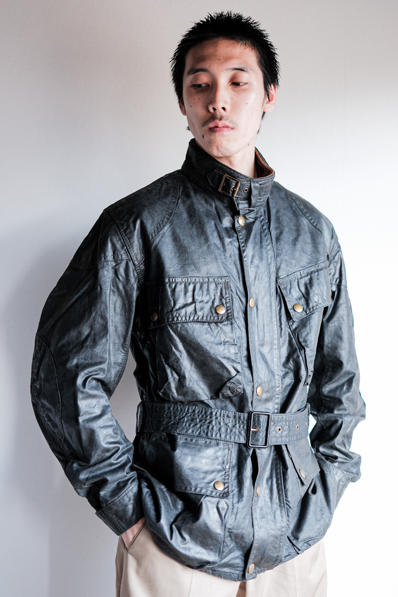 【~60's】Vintage Belstaff Waxed Jacket Size.38 "TRIALMASTER"