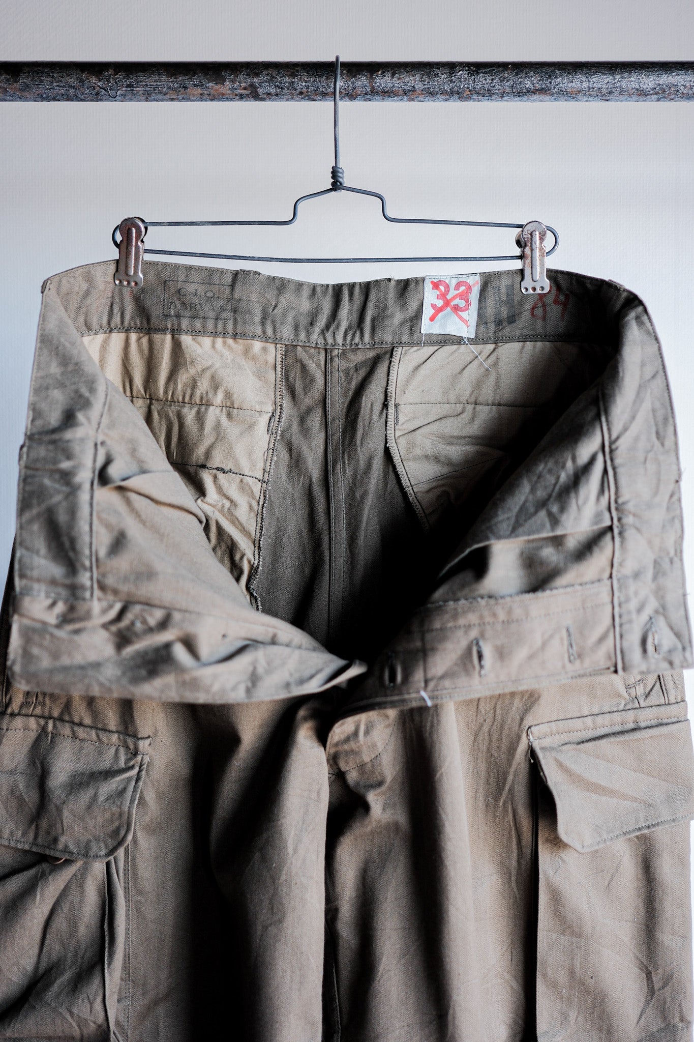 ［~60's］French Army M47 Field Trousers Size.84M "Dead Stock"