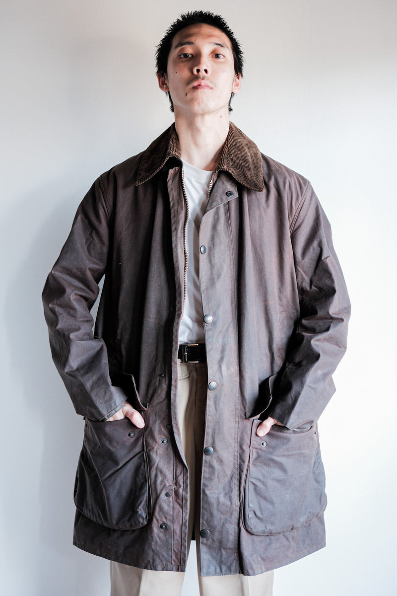 【~80’s】Vintage Barbour "NORTHUMBRIA" 2 Crest Size.38