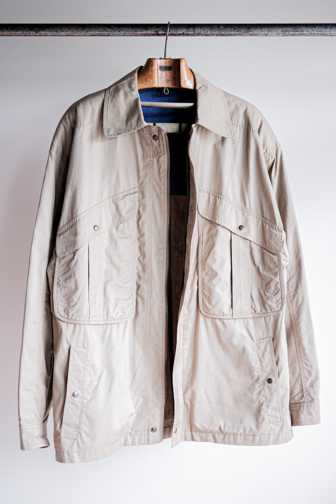 [~ 70's] Old Gucci Multi Pocket Cotton Jacket Size.52