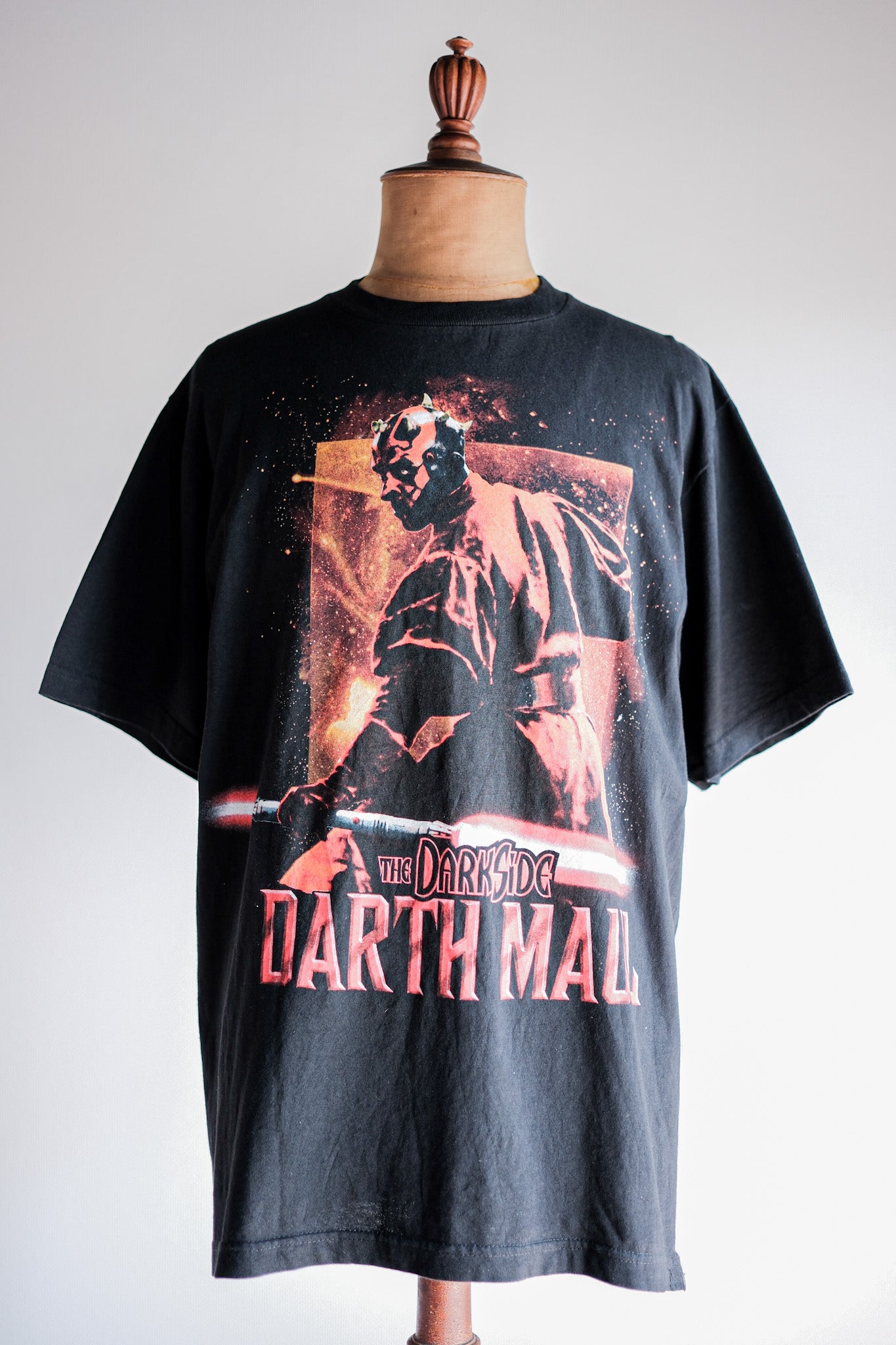 [~ 90's] เสื้อยืดพิมพ์หนังวินเทจขนาดเสื้อยืด "Star Wars Episode I" "Made in US.A"