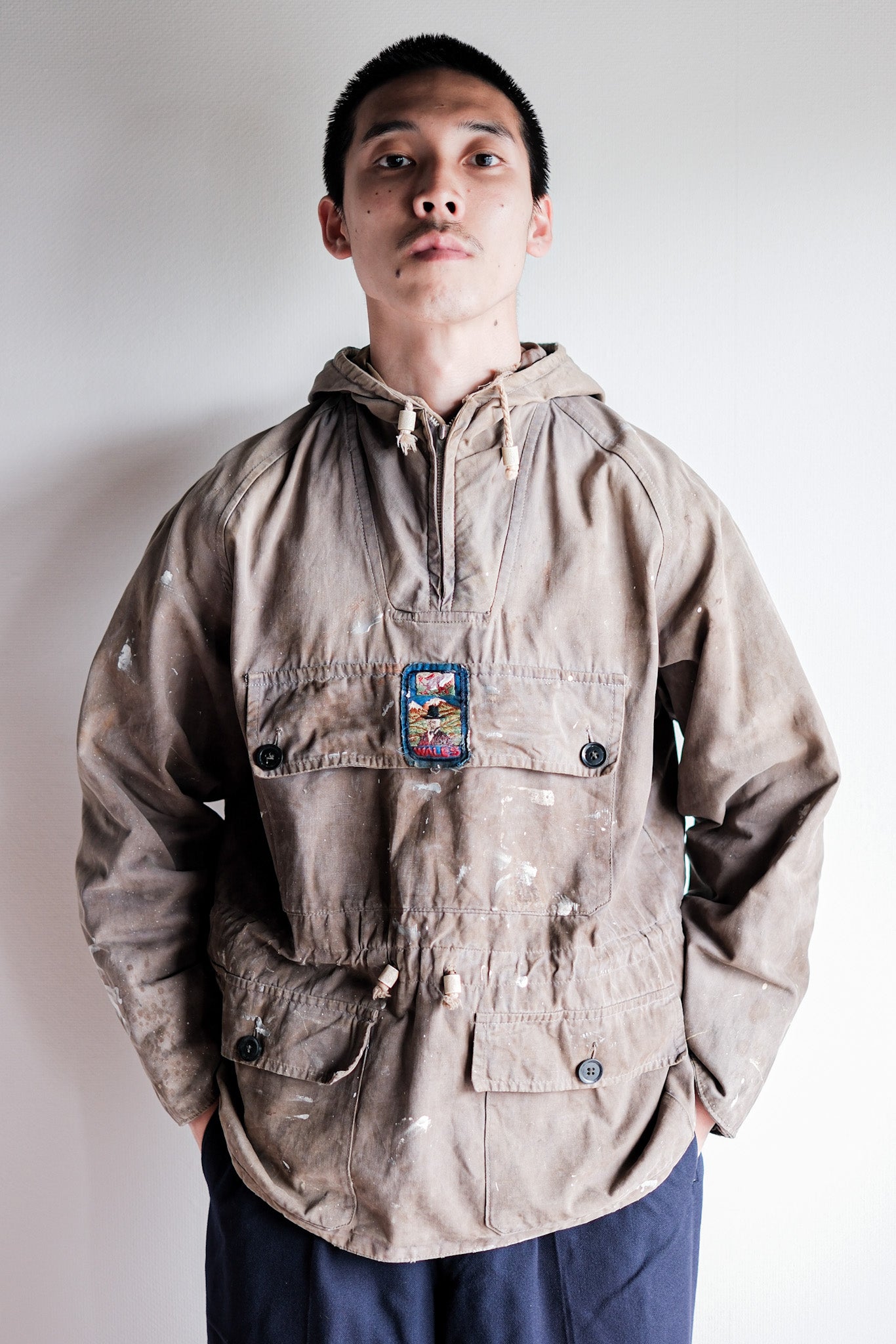 50's】Vintage Belstaff Cotton Smock 