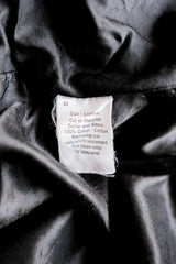 [~90's] Old Renoma Paris Black Leather Detachable Sleeve Multi Pocket Jacket Size.M