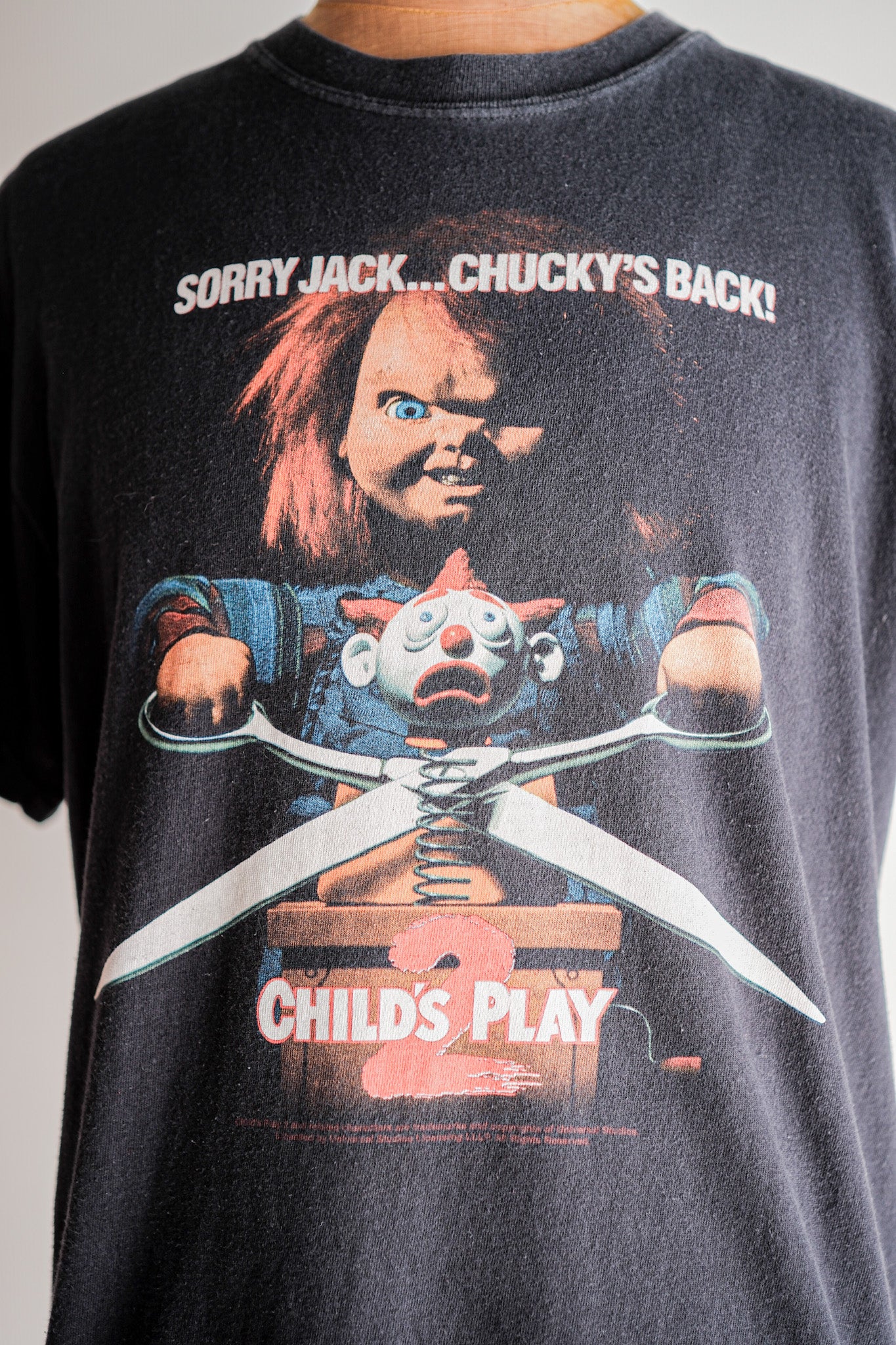 [~ 00's] Vintage Movie Print T-Shirt Size.l ​​"Child's Play 2"