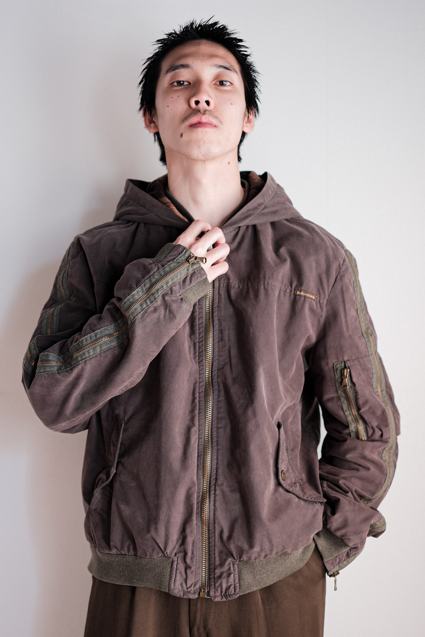 ［~00's］Old DOLCE & GABBANA Zip Up Hooded Jacket Size.L