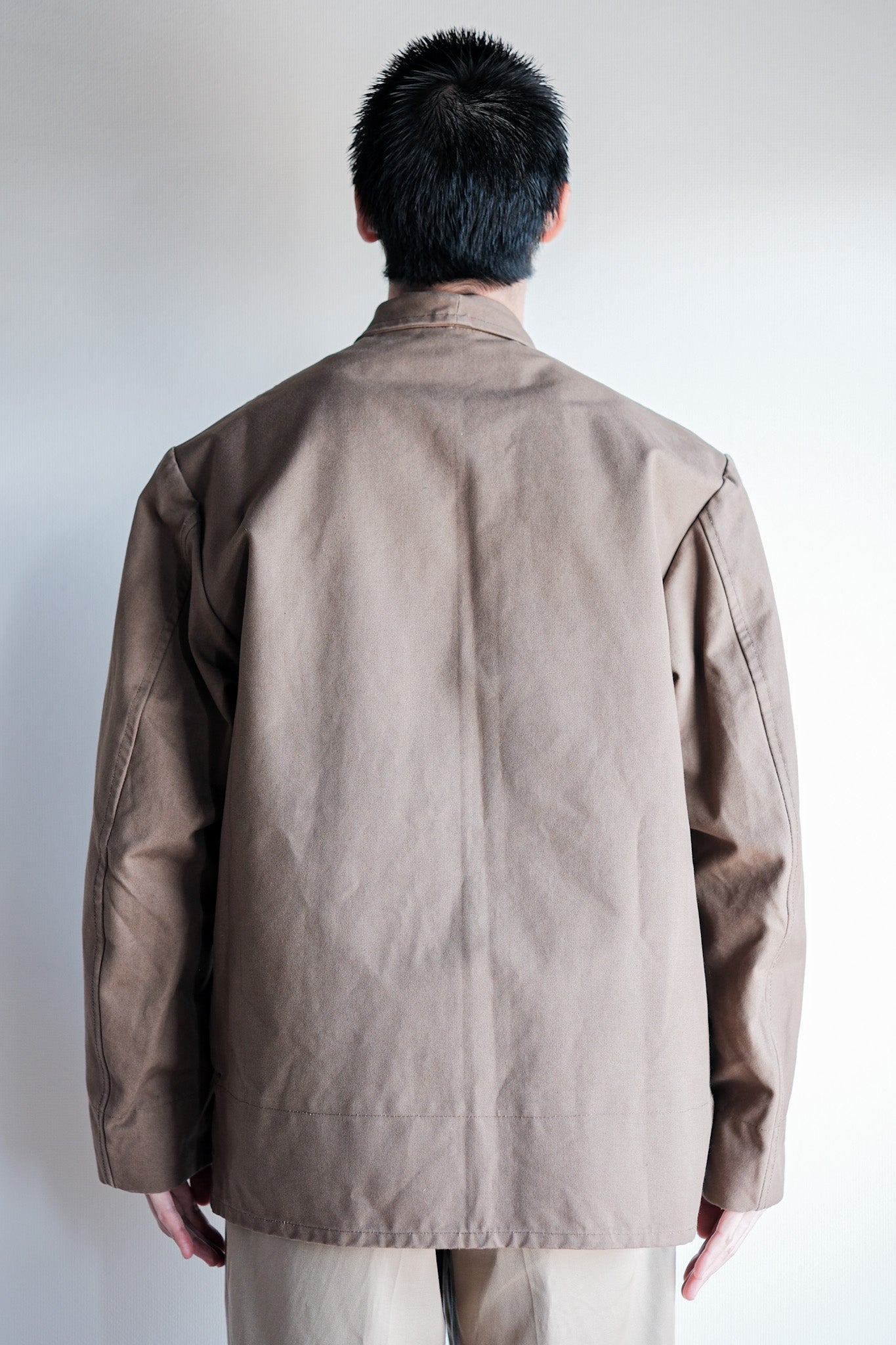 ［~50's］French Vintage Cotton Linen Canvas Hunting Jacket "Dead Stock"